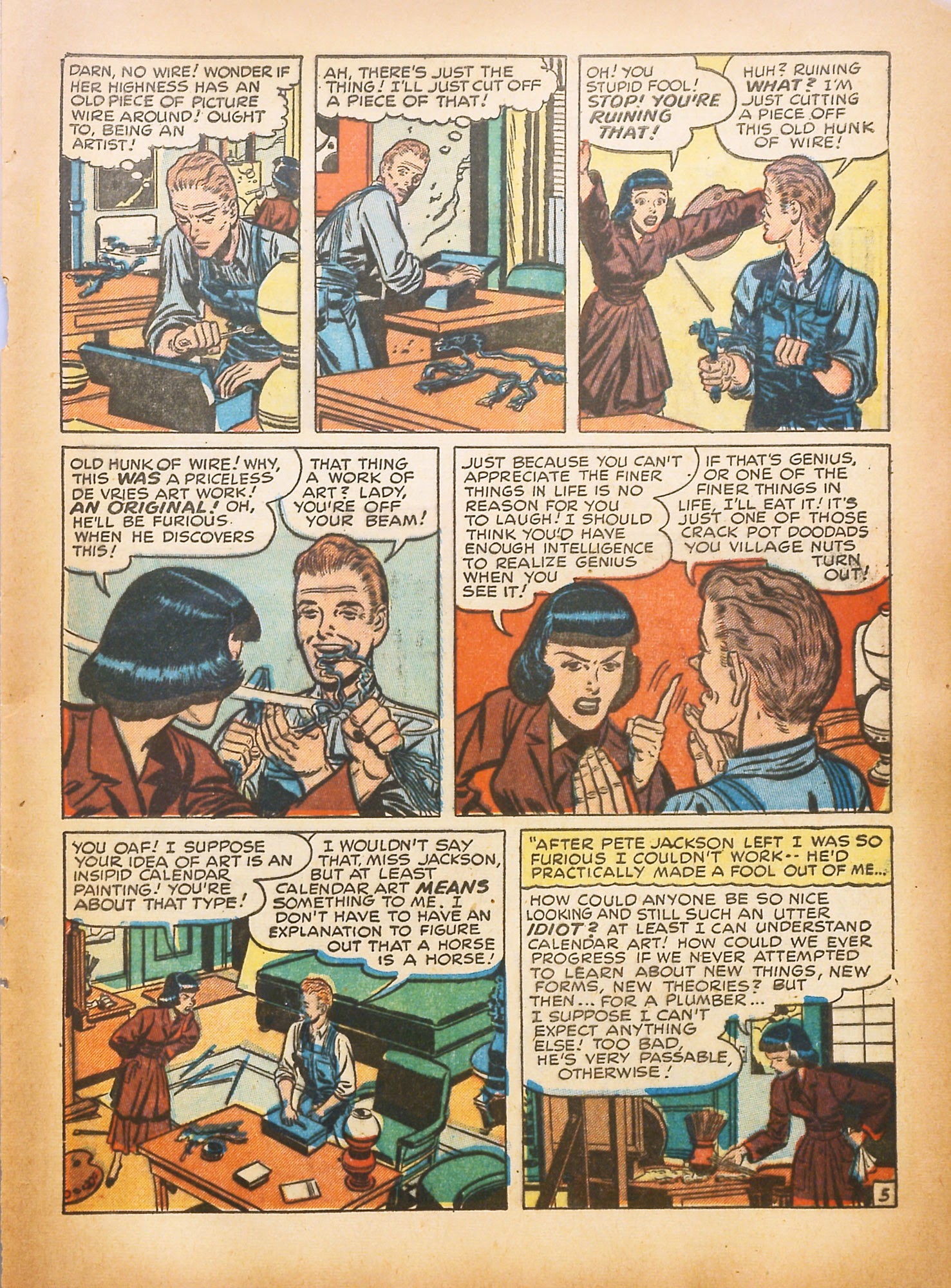 Read online Young Love (1949) comic -  Issue #1 - 17