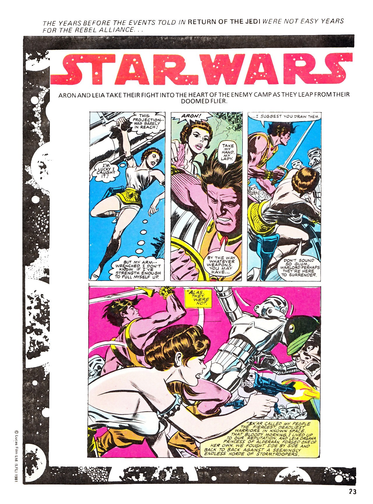 Read online Return of the Jedi comic -  Issue #91 - 23