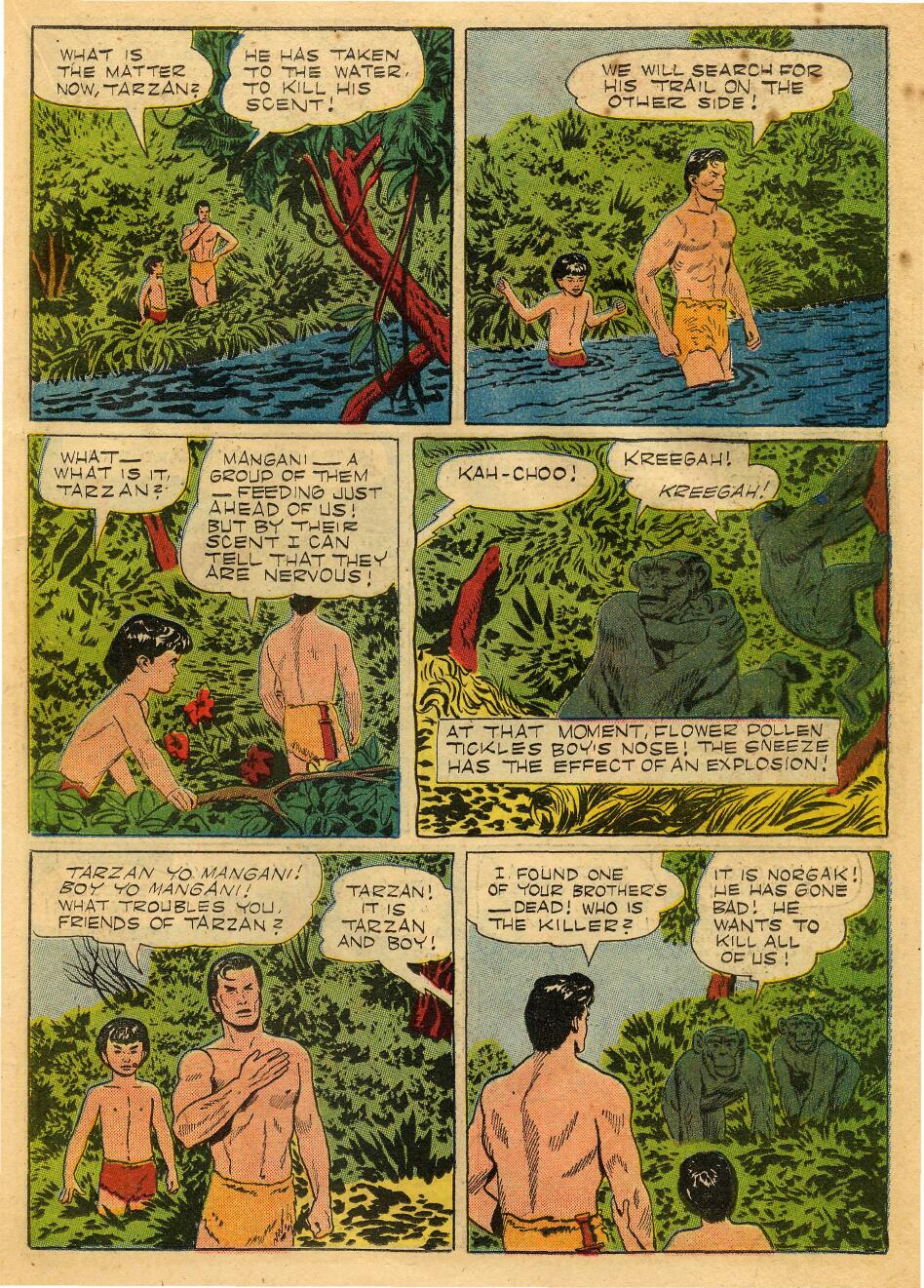 Read online Tarzan (1948) comic -  Issue #66 - 19