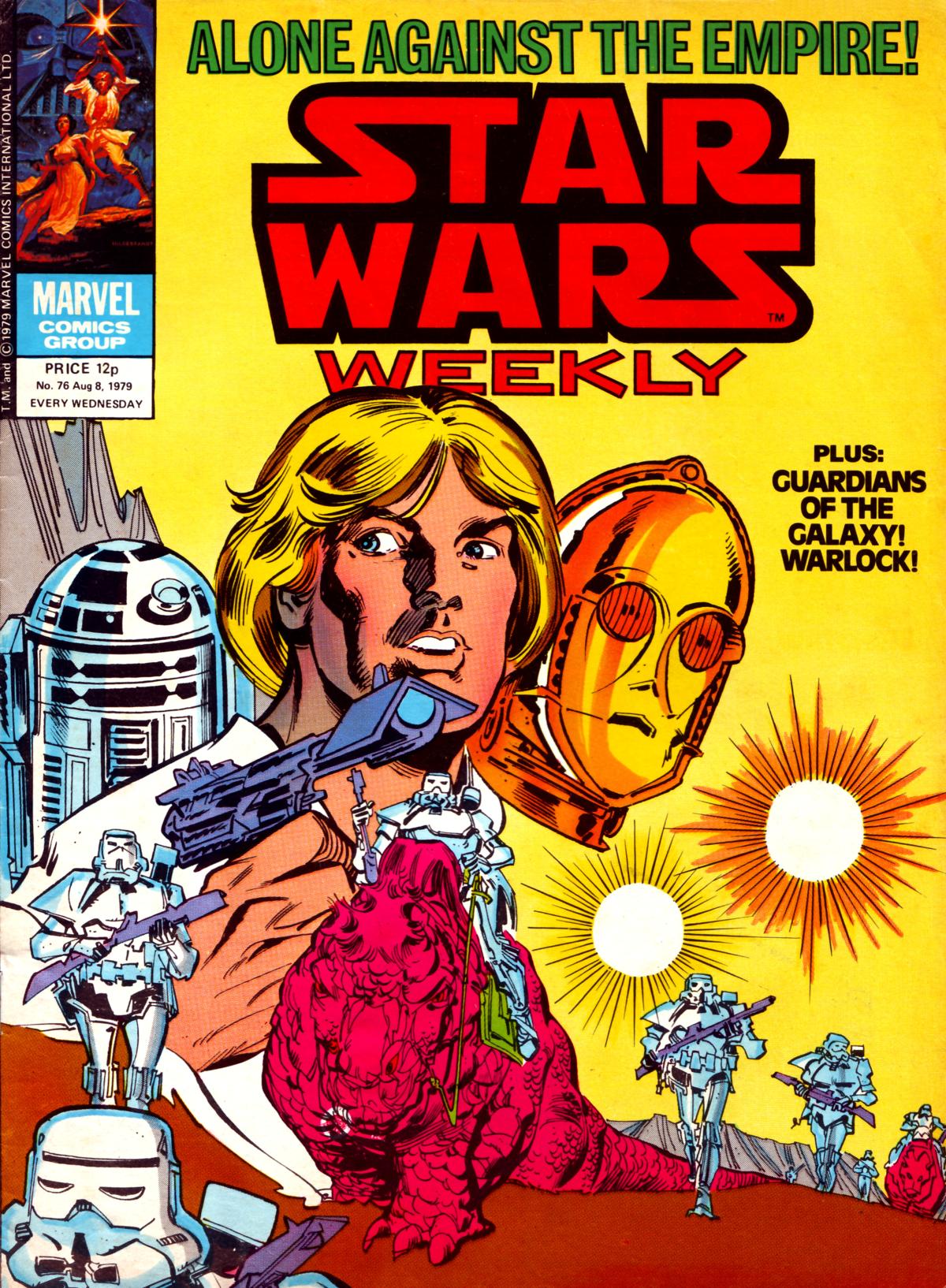 Read online Star Wars Weekly comic -  Issue #76 - 1