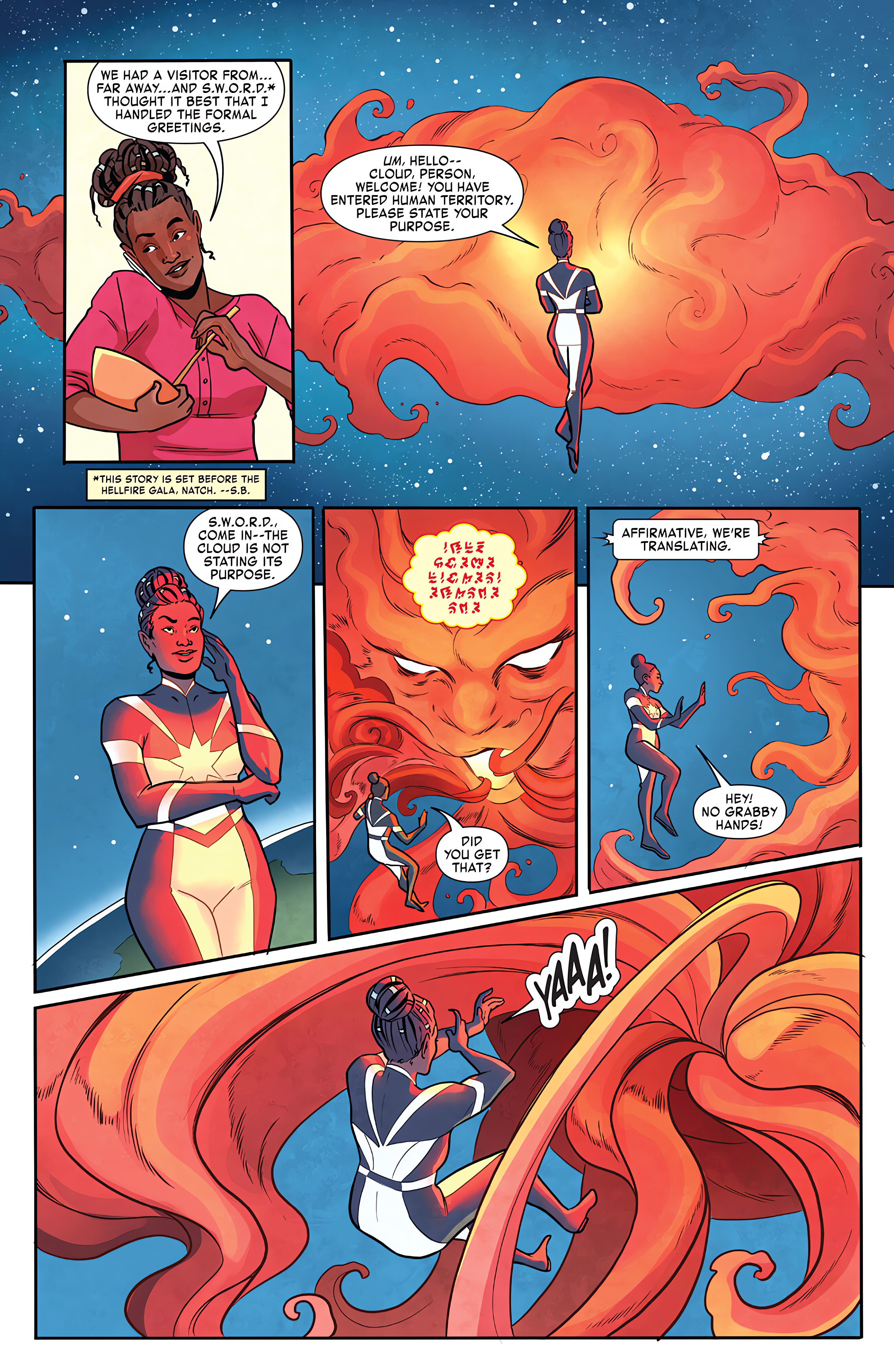 Read online Captain Marvel: Assault on Eden comic -  Issue #1 - 24