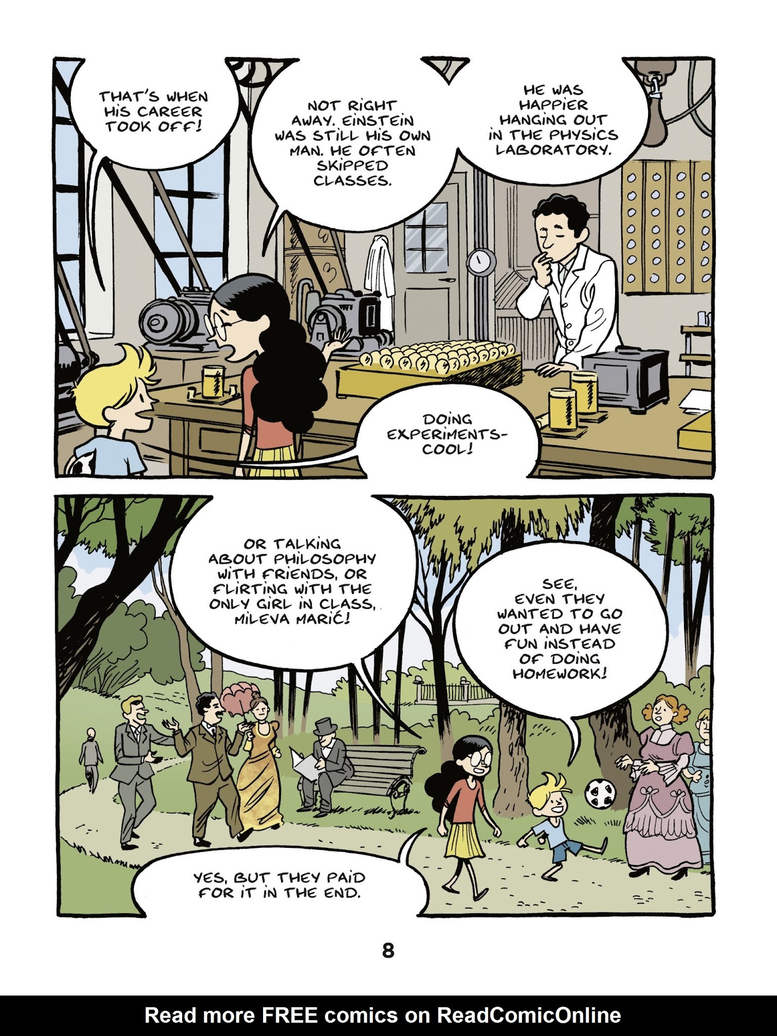 Read online On The History Trail With Ariane & Nino comic -  Issue # Full - 8