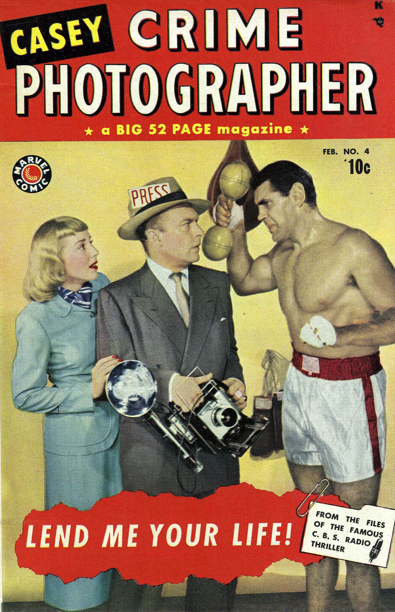 Read online Casey Crime Photographer comic -  Issue #4 - 1