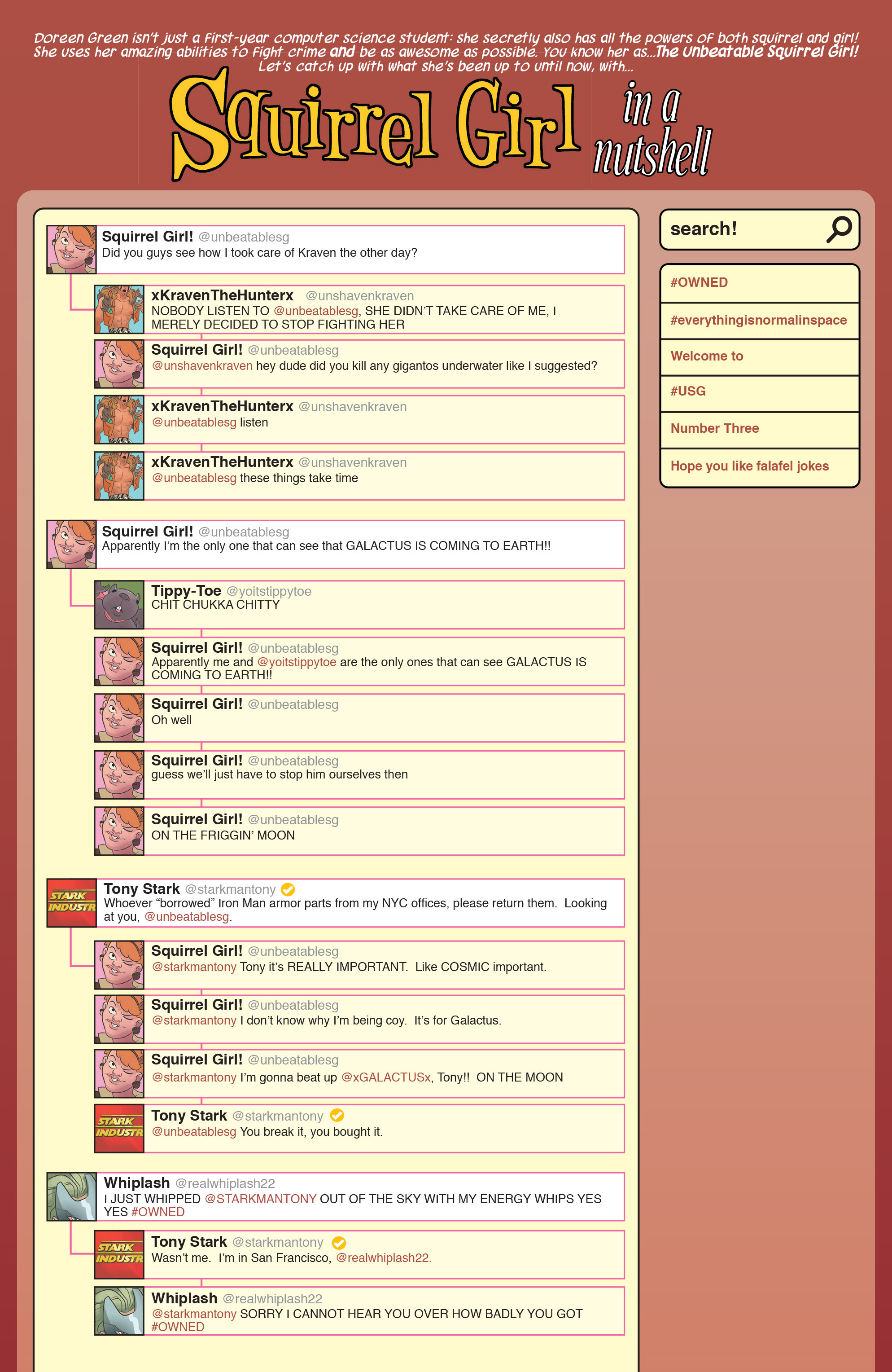 Read online The Unbeatable Squirrel Girl comic -  Issue #3 - 2