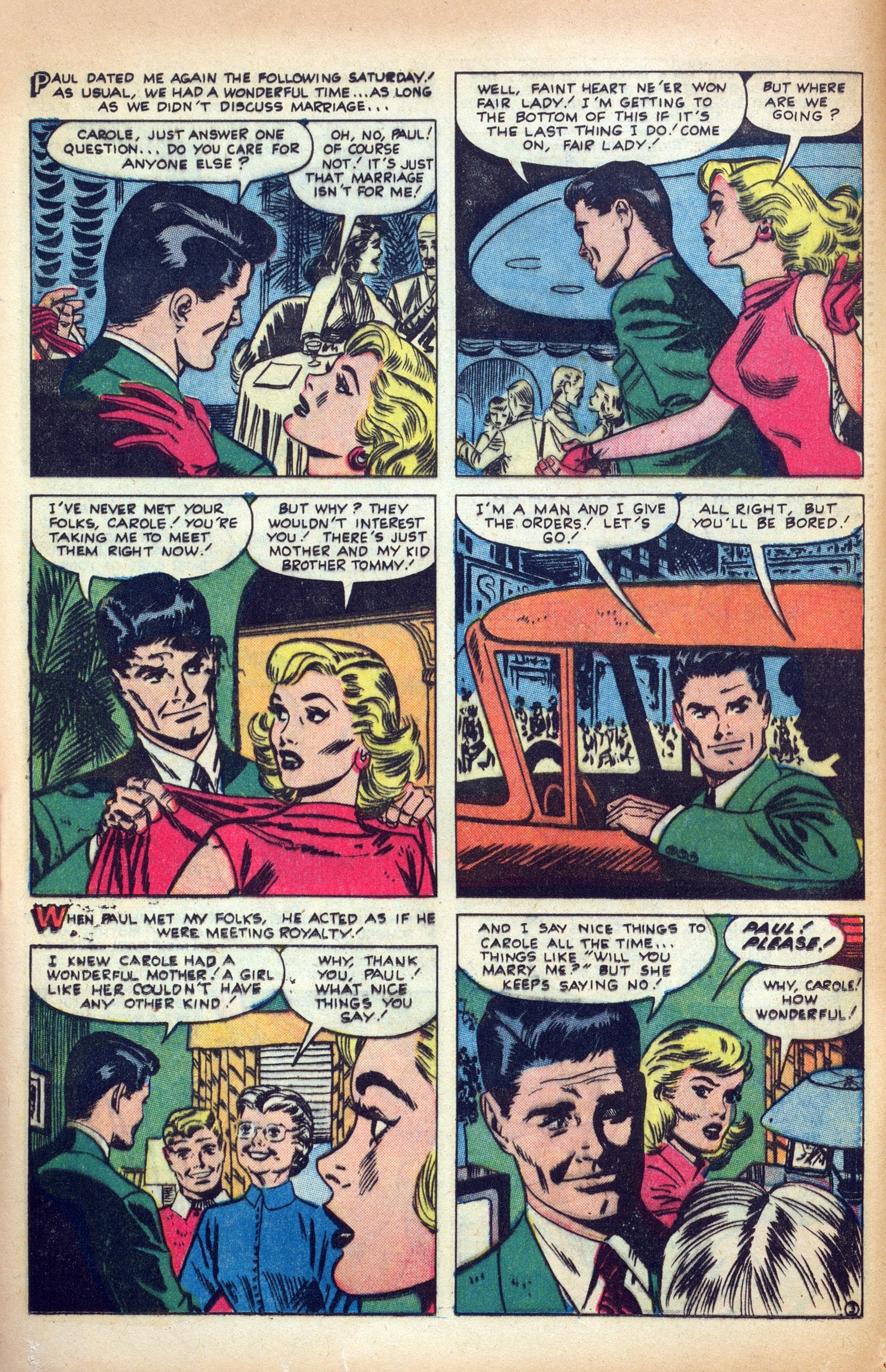 Read online Love Romances comic -  Issue #70 - 12