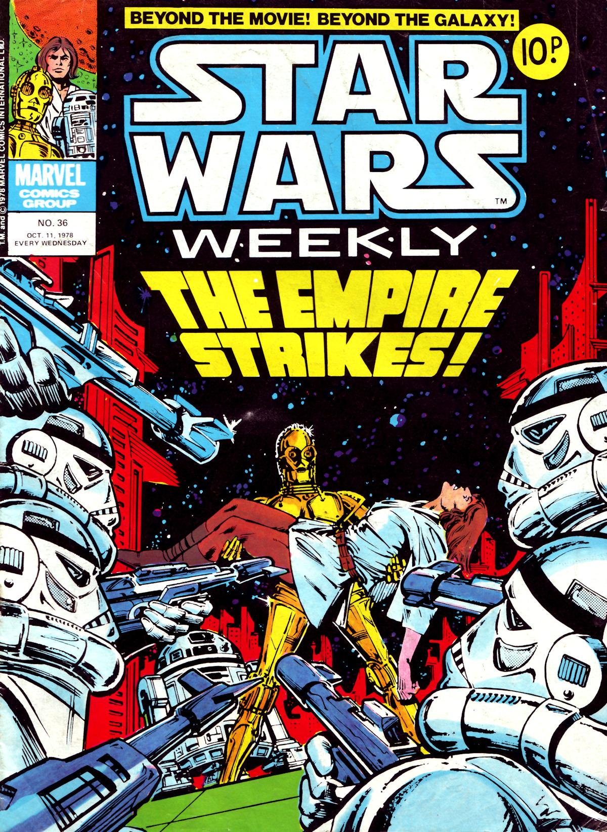 Read online Star Wars Weekly comic -  Issue #36 - 1
