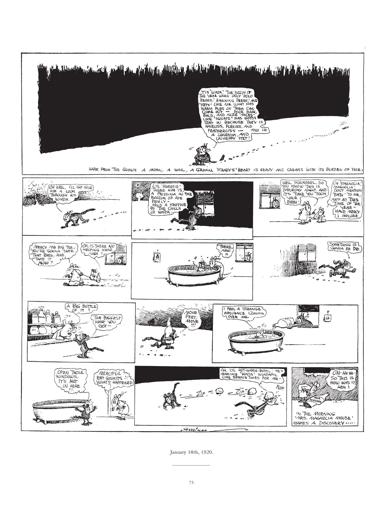 Read online Krazy & Ignatz comic -  Issue # TPB 2 - 71