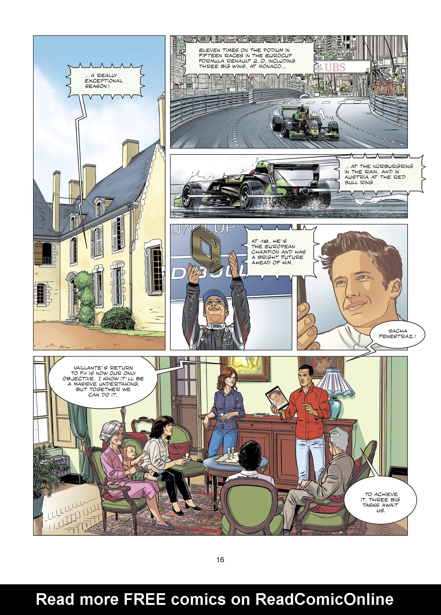 Read online Michel Vaillant comic -  Issue #7 - 16