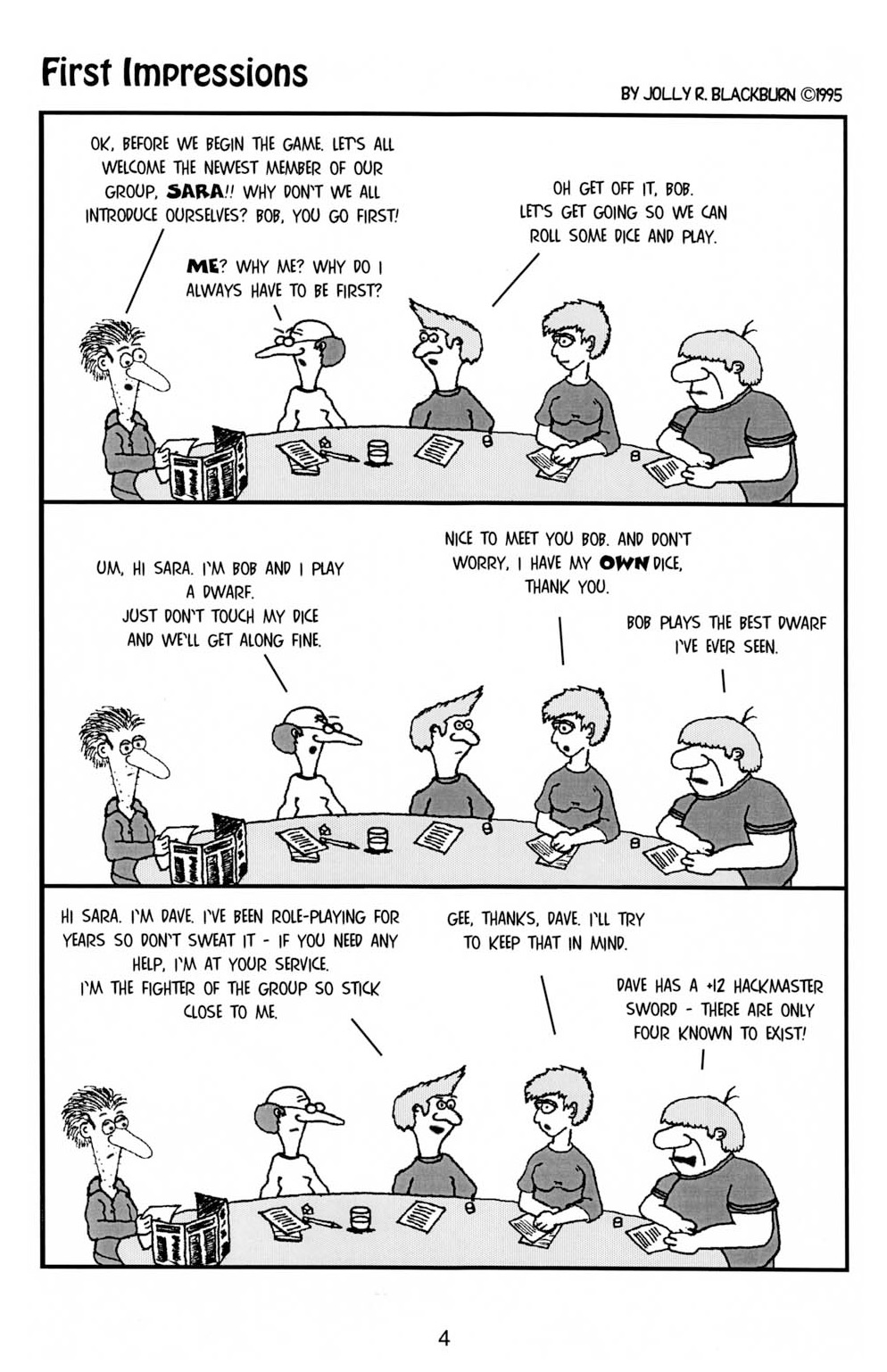 Read online Knights of the Dinner Table comic -  Issue #2 - 6