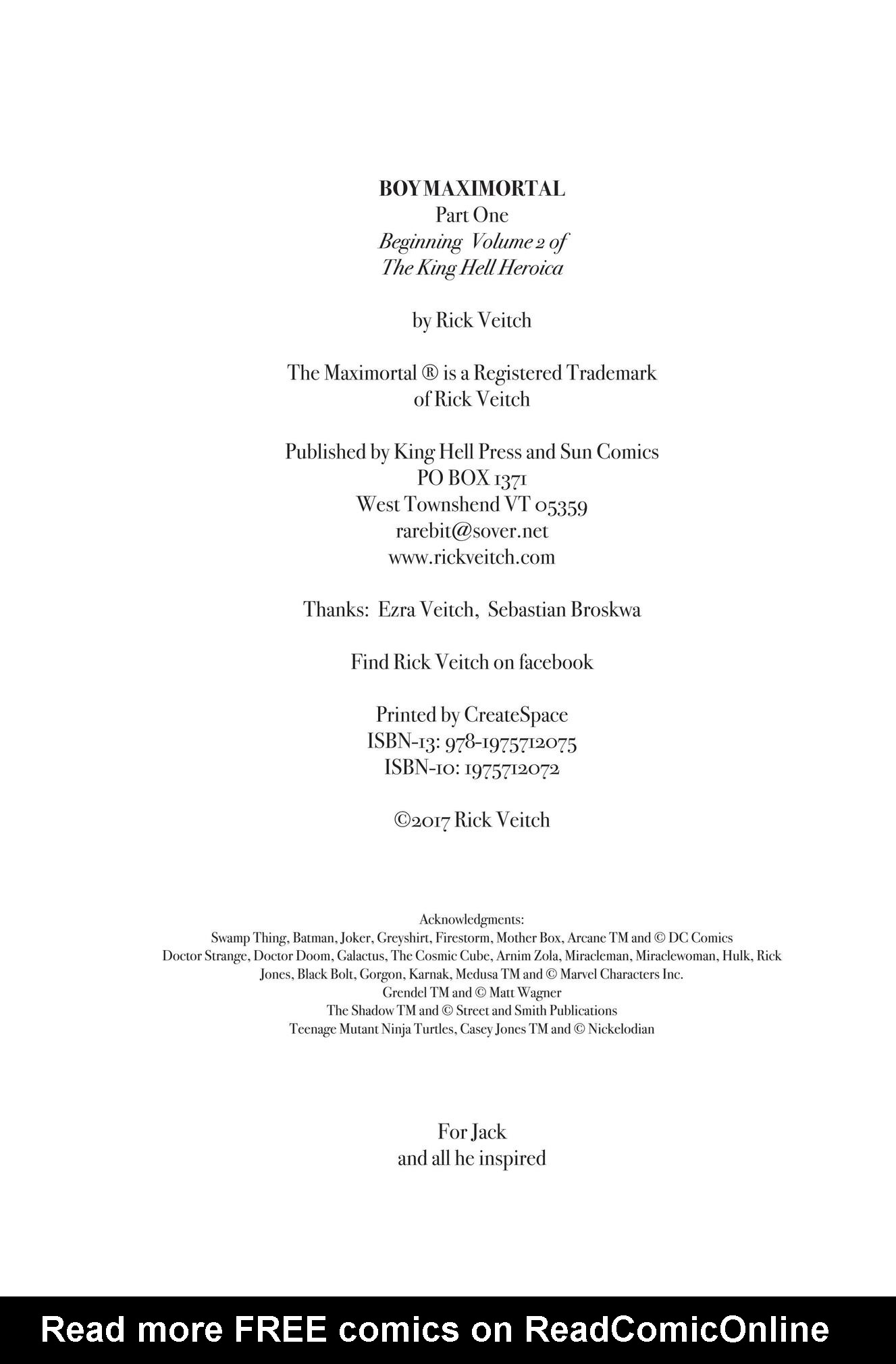 Read online Boy Maximortal comic -  Issue # TPB 1 - 5