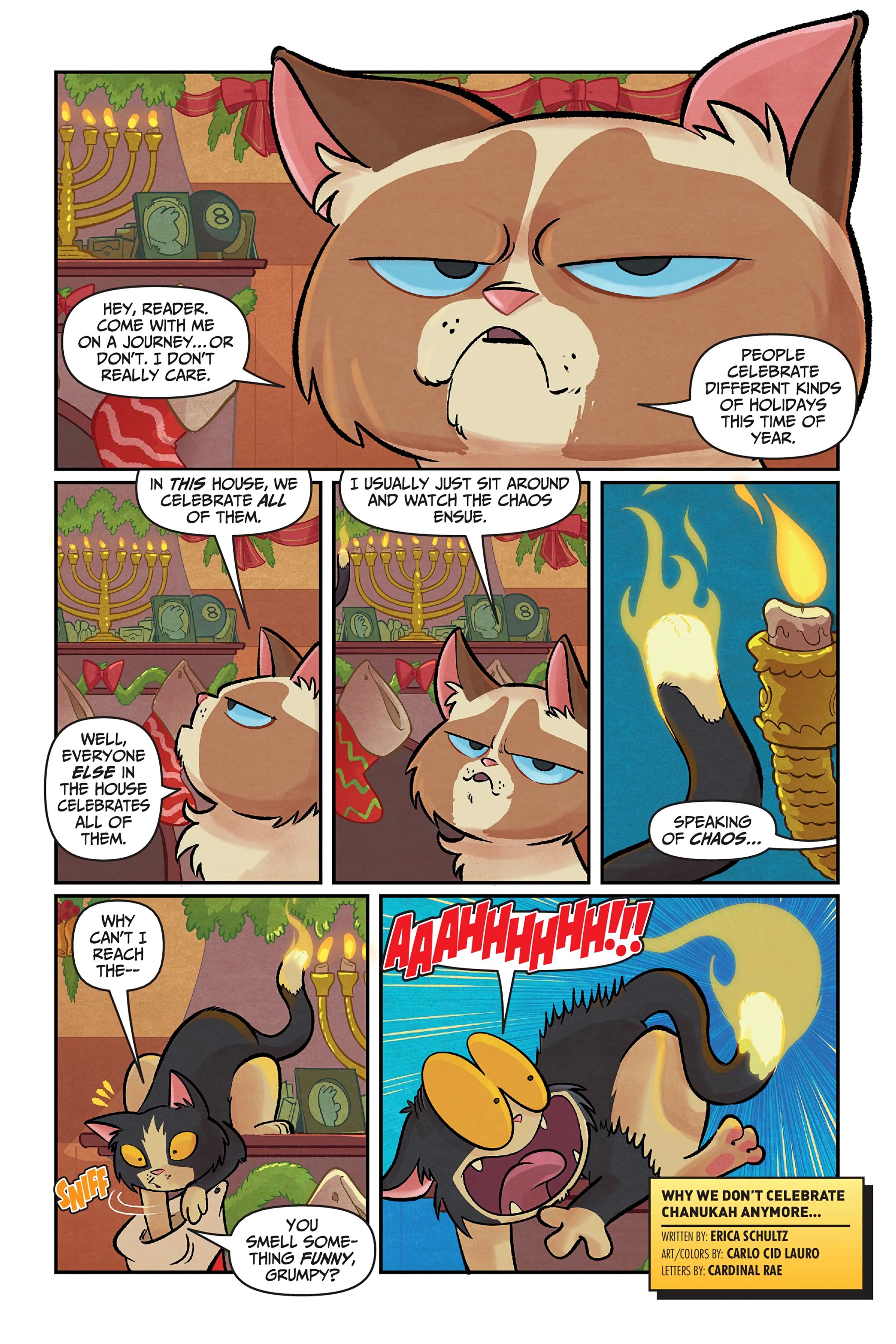 Read online Grumpy Cat: The Grumpus and Other Horrible Holiday Tales comic -  Issue # TPB - 43