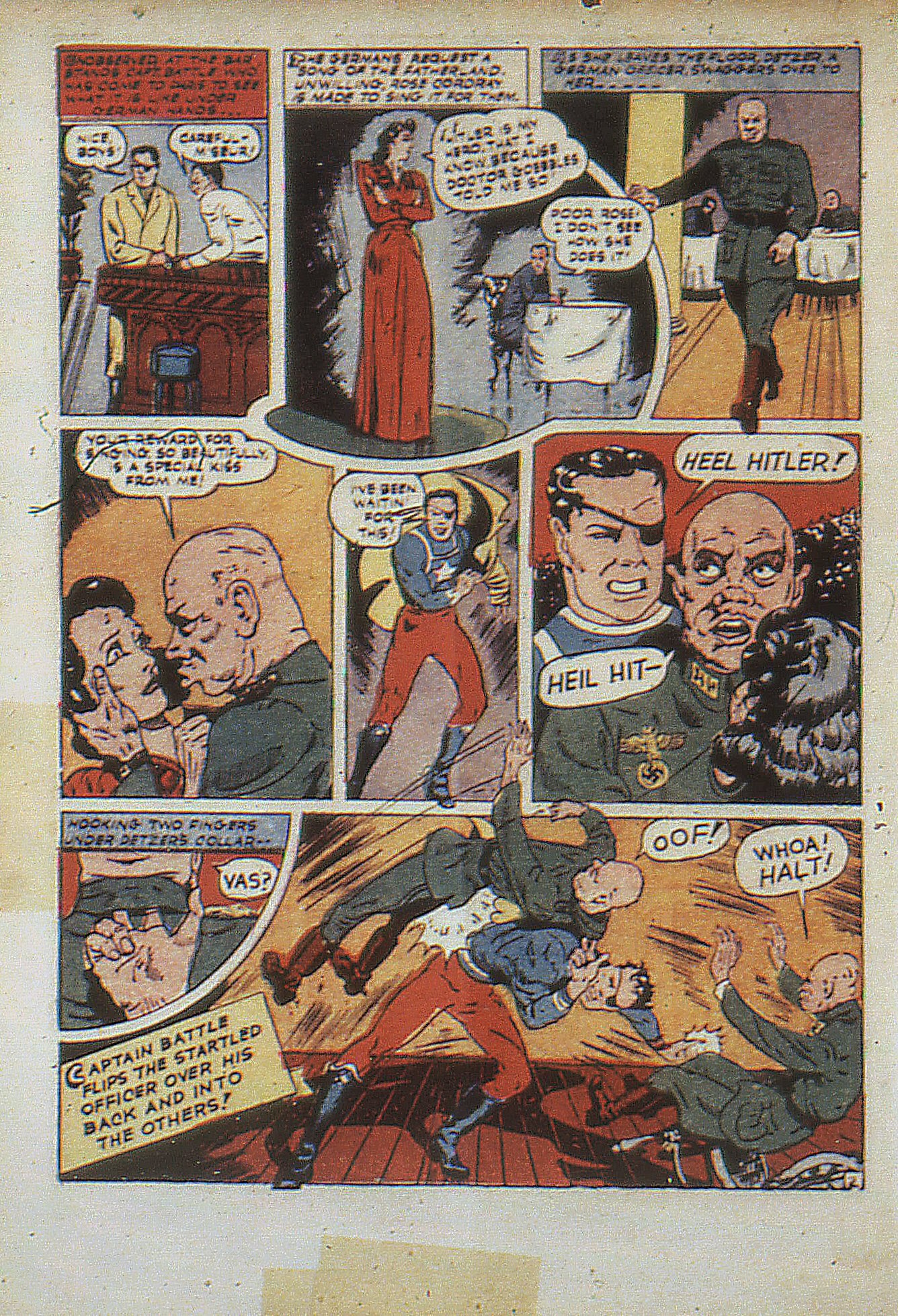 Read online Captain Battle Comics comic -  Issue #1 - 4
