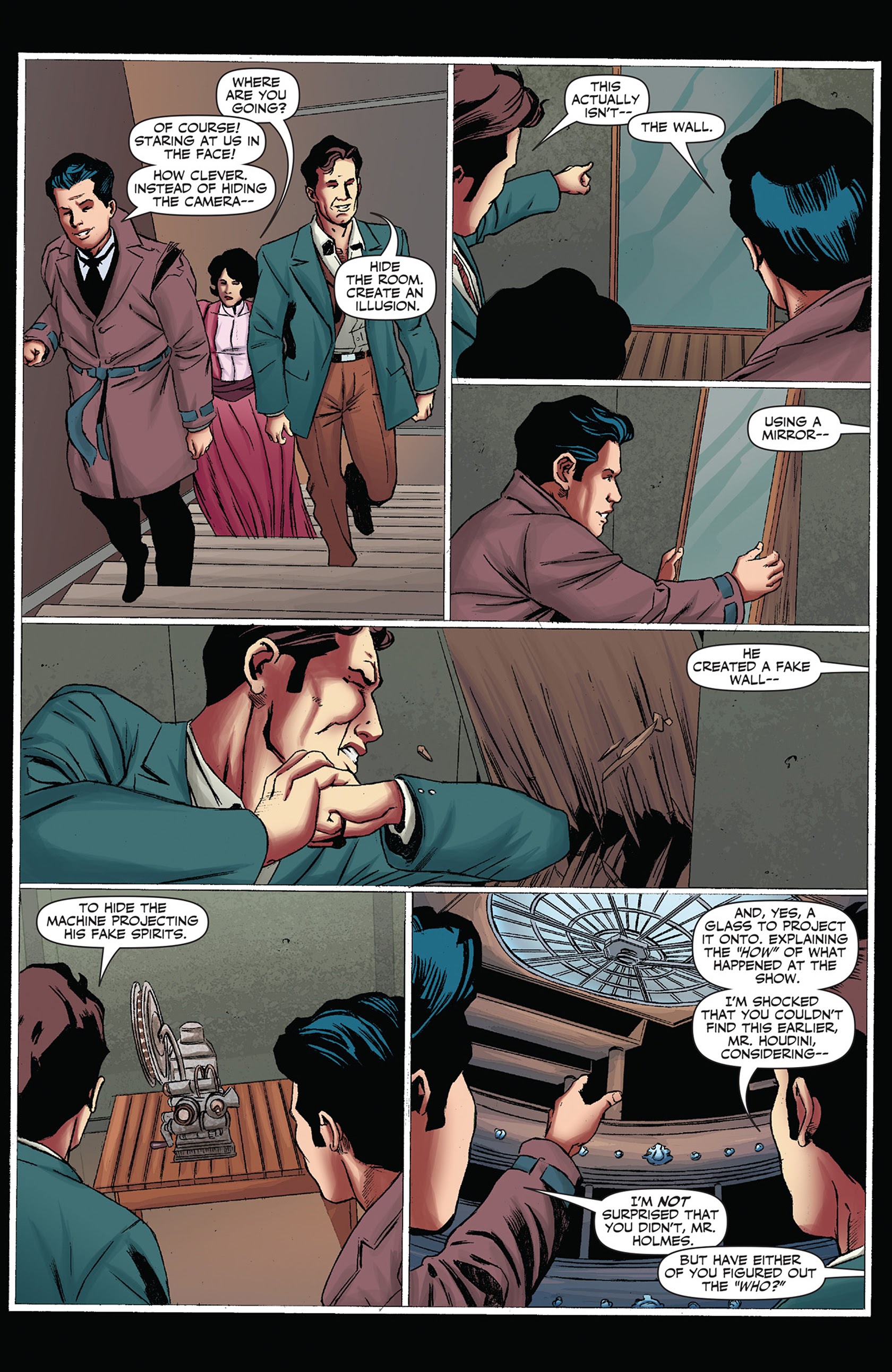 Read online Sherlock Holmes vs. Harry Houdini comic -  Issue #3 - 8