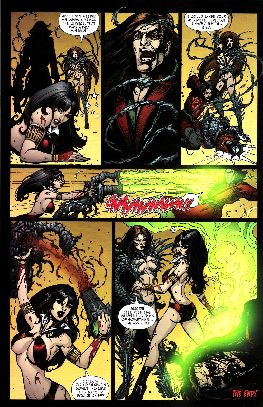 Read online Vampirella/Witchblade: The Feast comic -  Issue # Full - 22