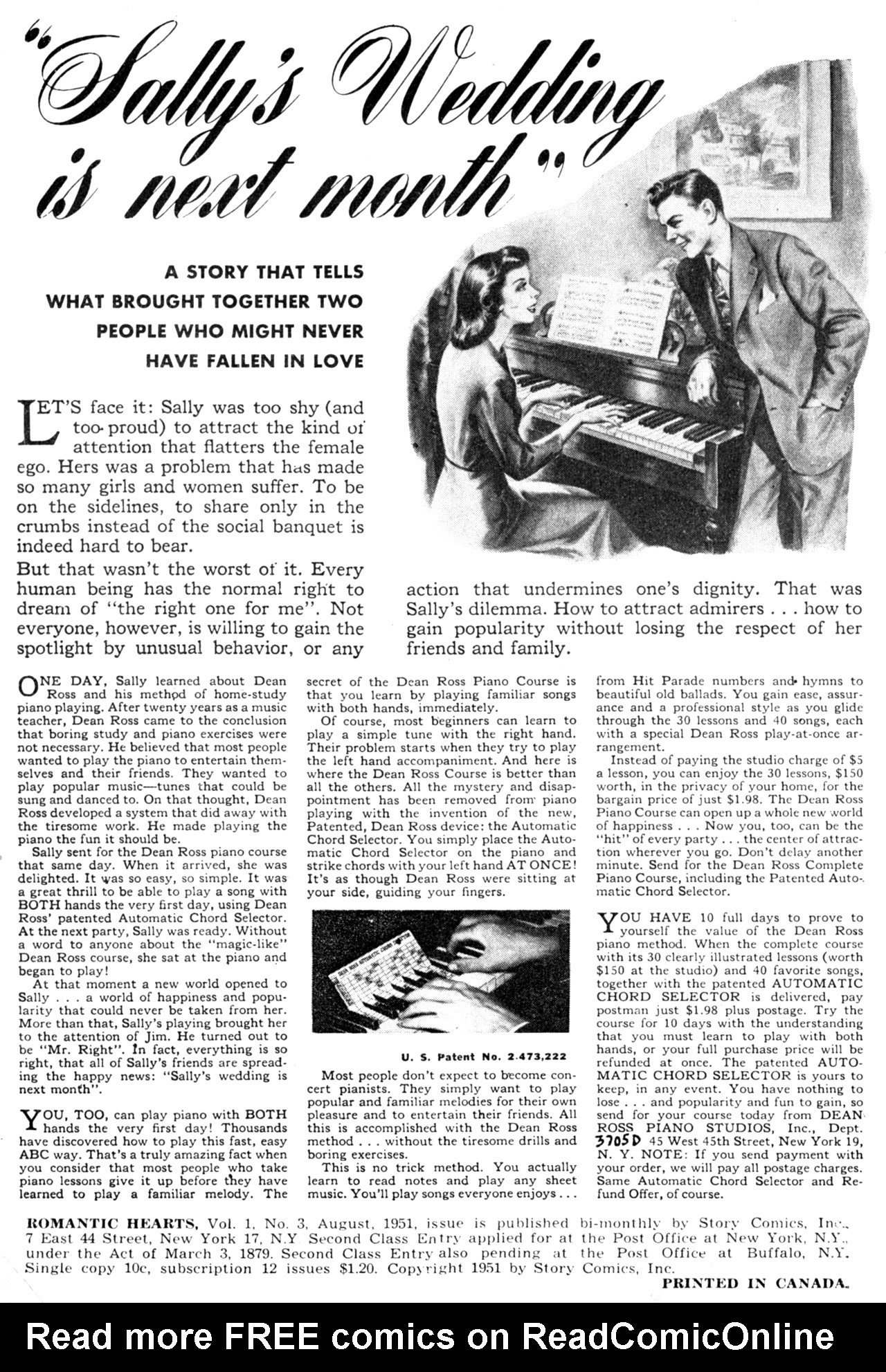 Read online Romantic Hearts comic -  Issue #3 - 2