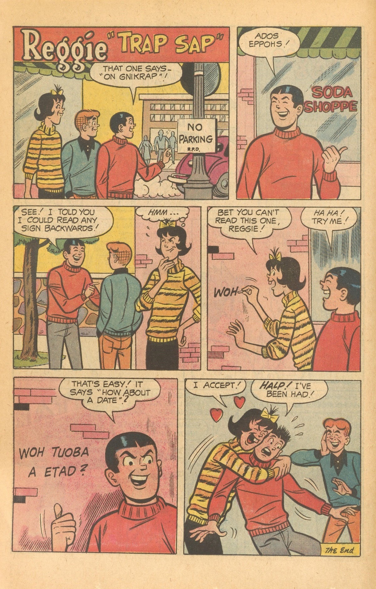 Read online Reggie's Wise Guy Jokes comic -  Issue #16 - 40