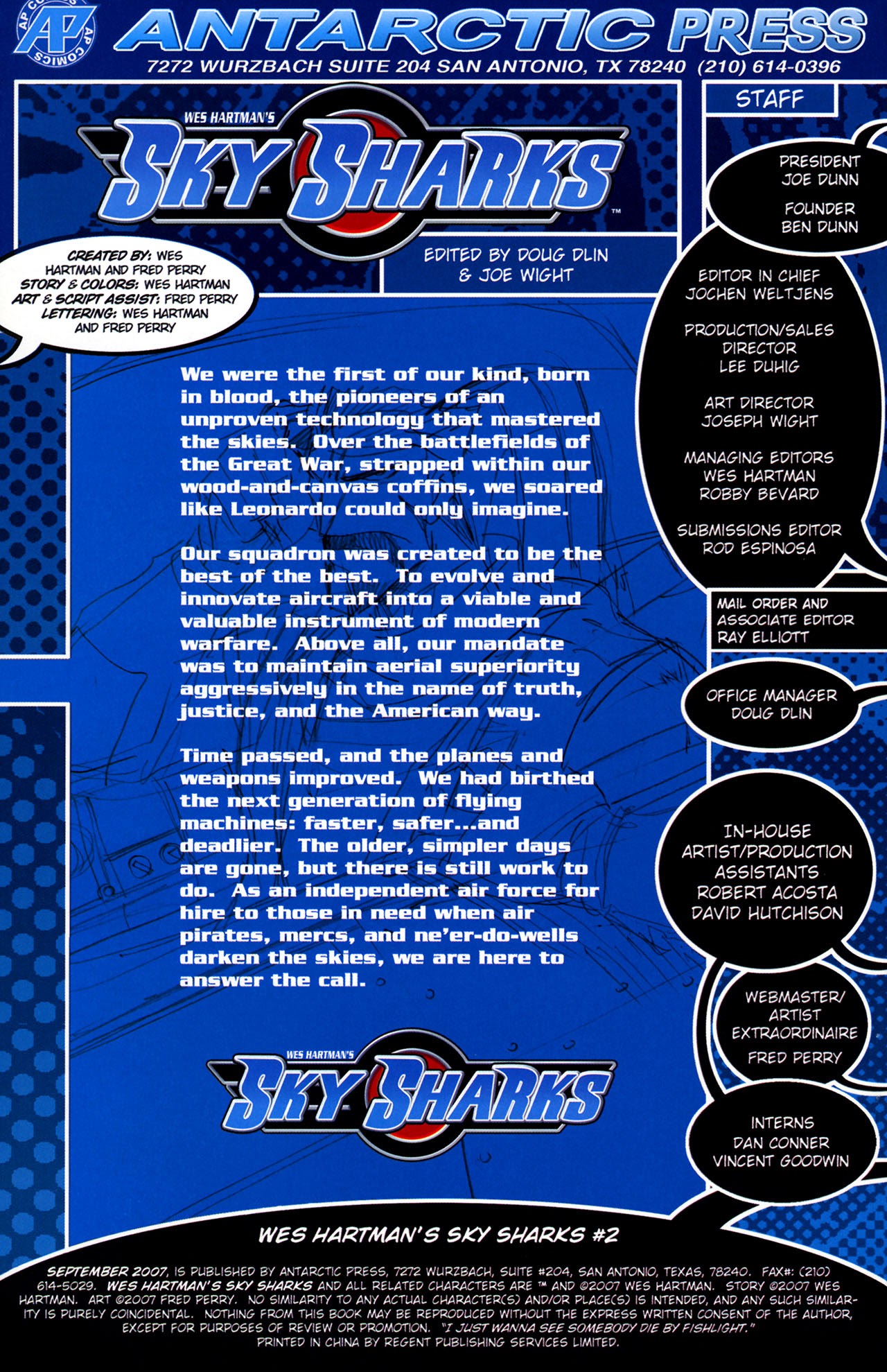 Read online Sky Sharks comic -  Issue #2 - 2