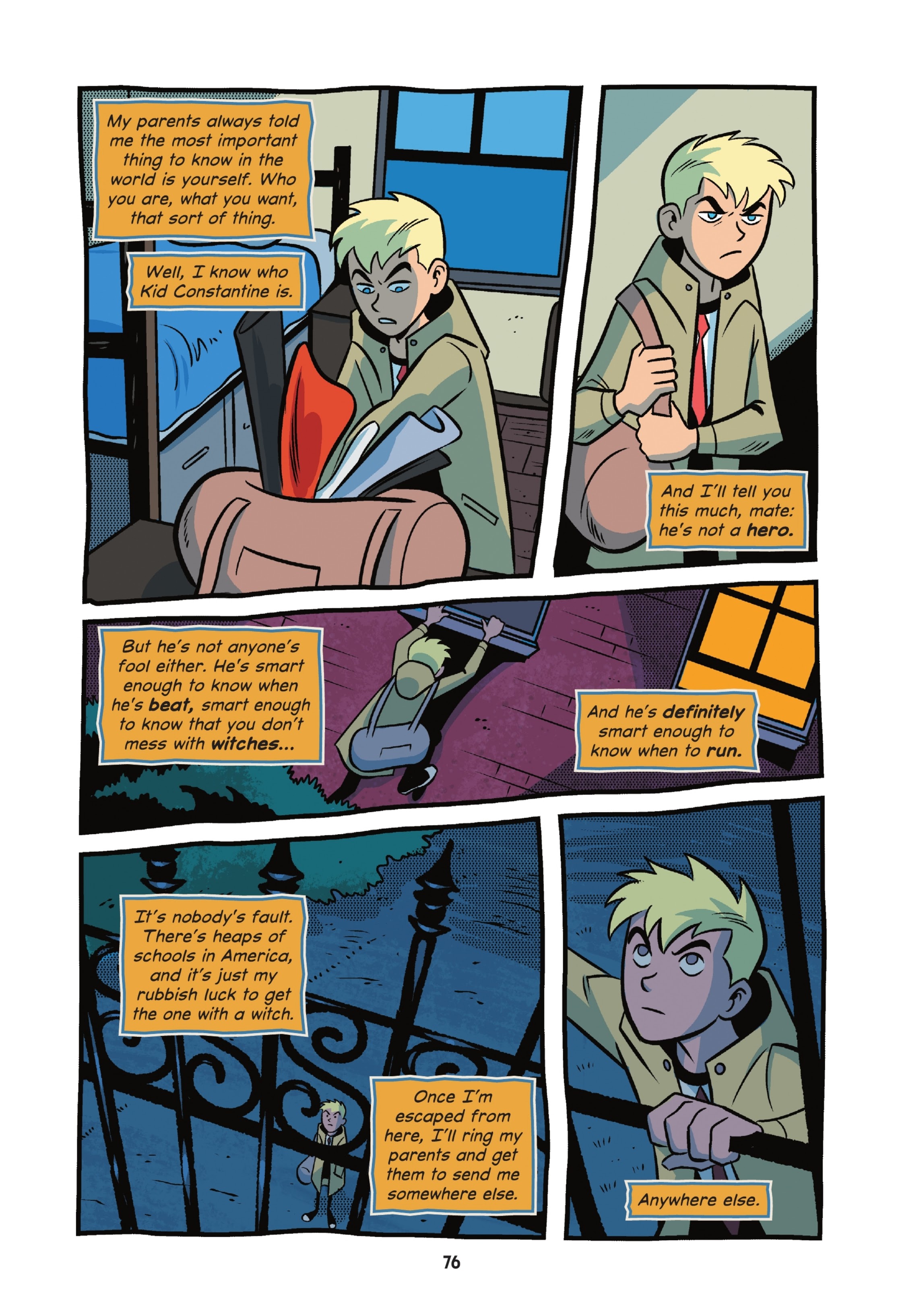 Read online The Mystery of the Meanest Teacher: A Johnny Constantine Graphic Novel comic -  Issue # TPB (Part 1) - 74