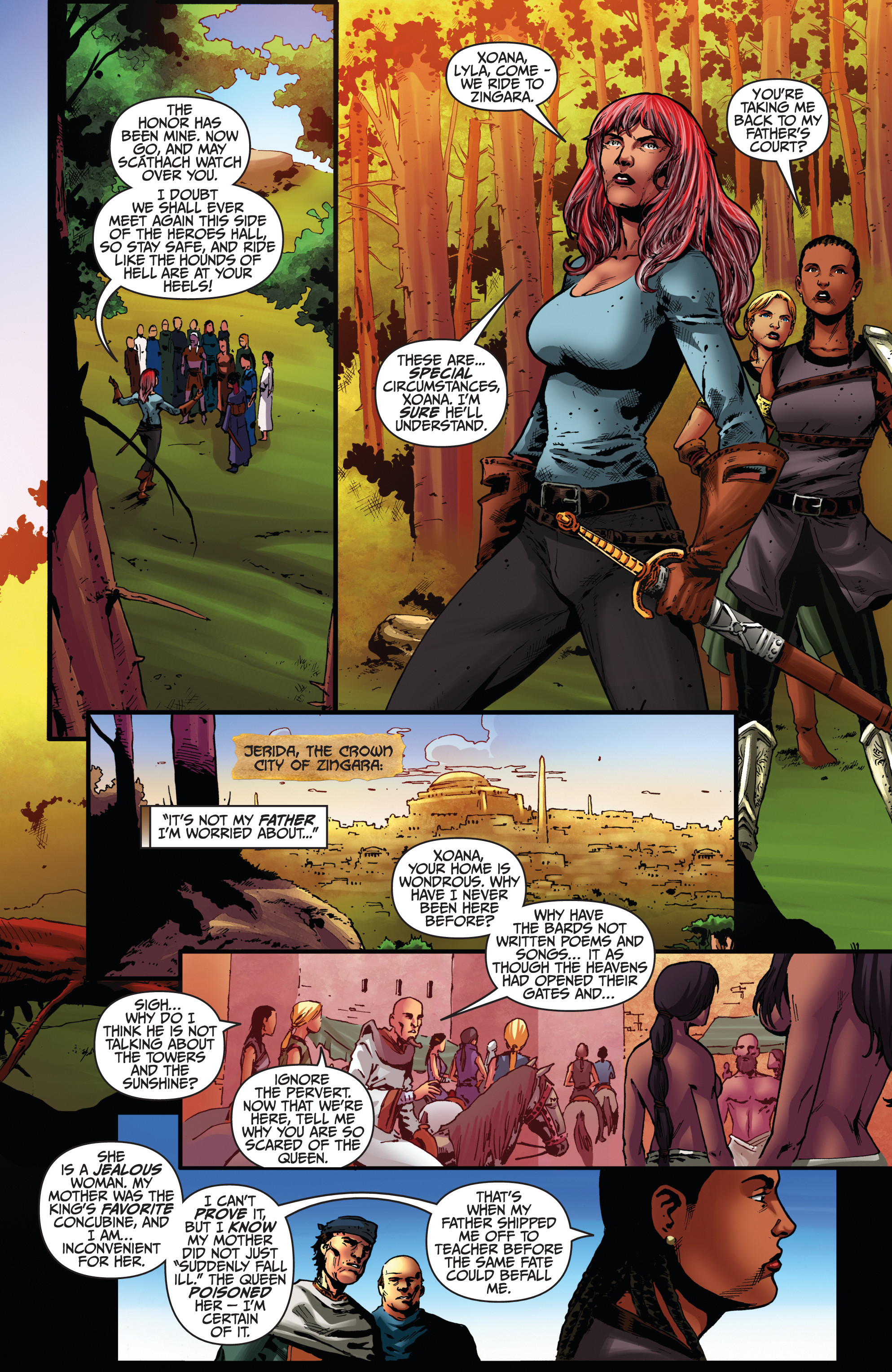 Read online Red Sonja: Vulture's Circle comic -  Issue # _TPB - 56