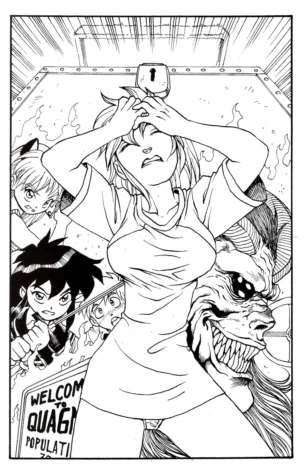 Read online Jenna & Ninja High School comic -  Issue #1 - 12