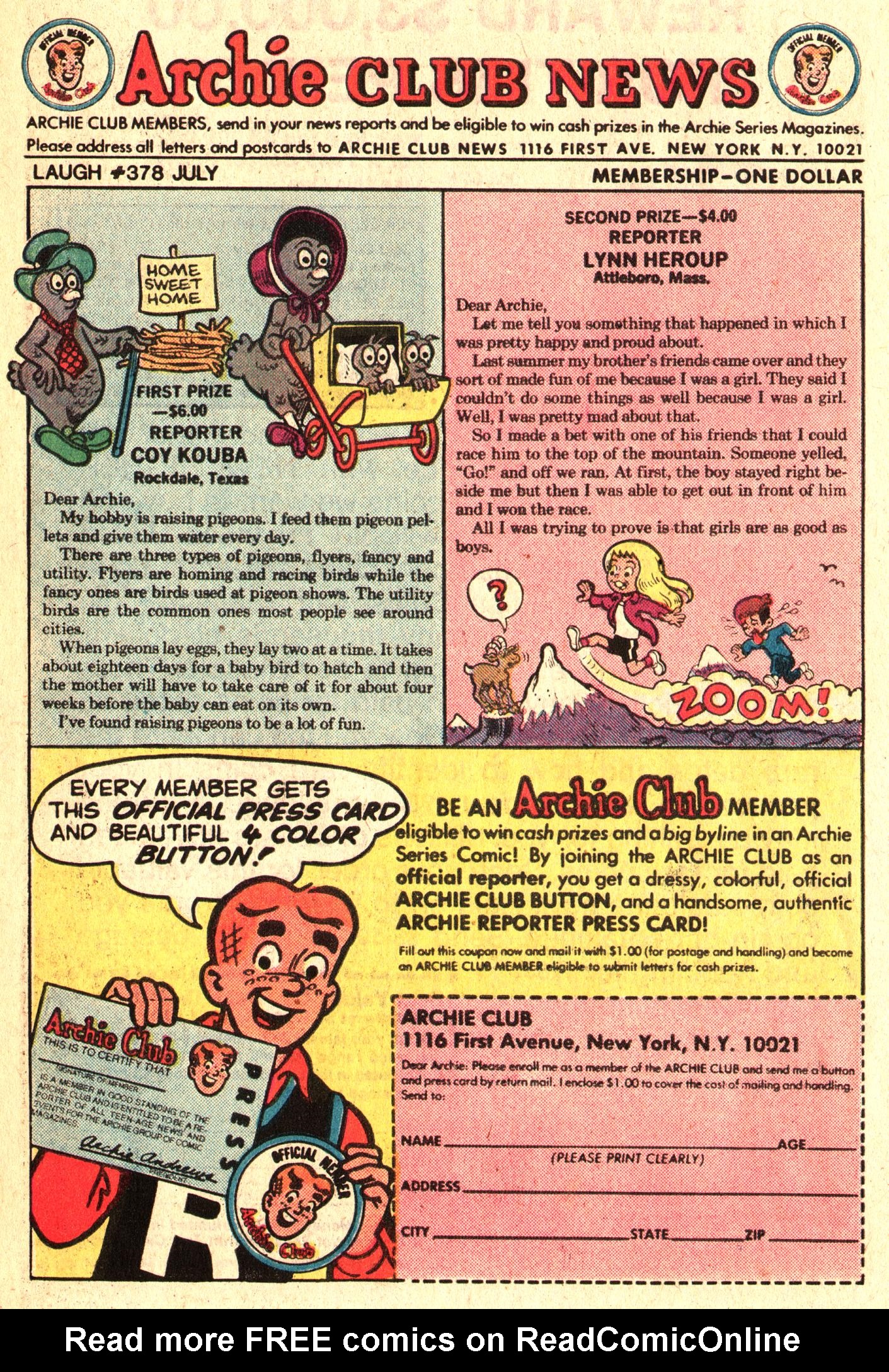 Read online Laugh (Comics) comic -  Issue #378 - 10