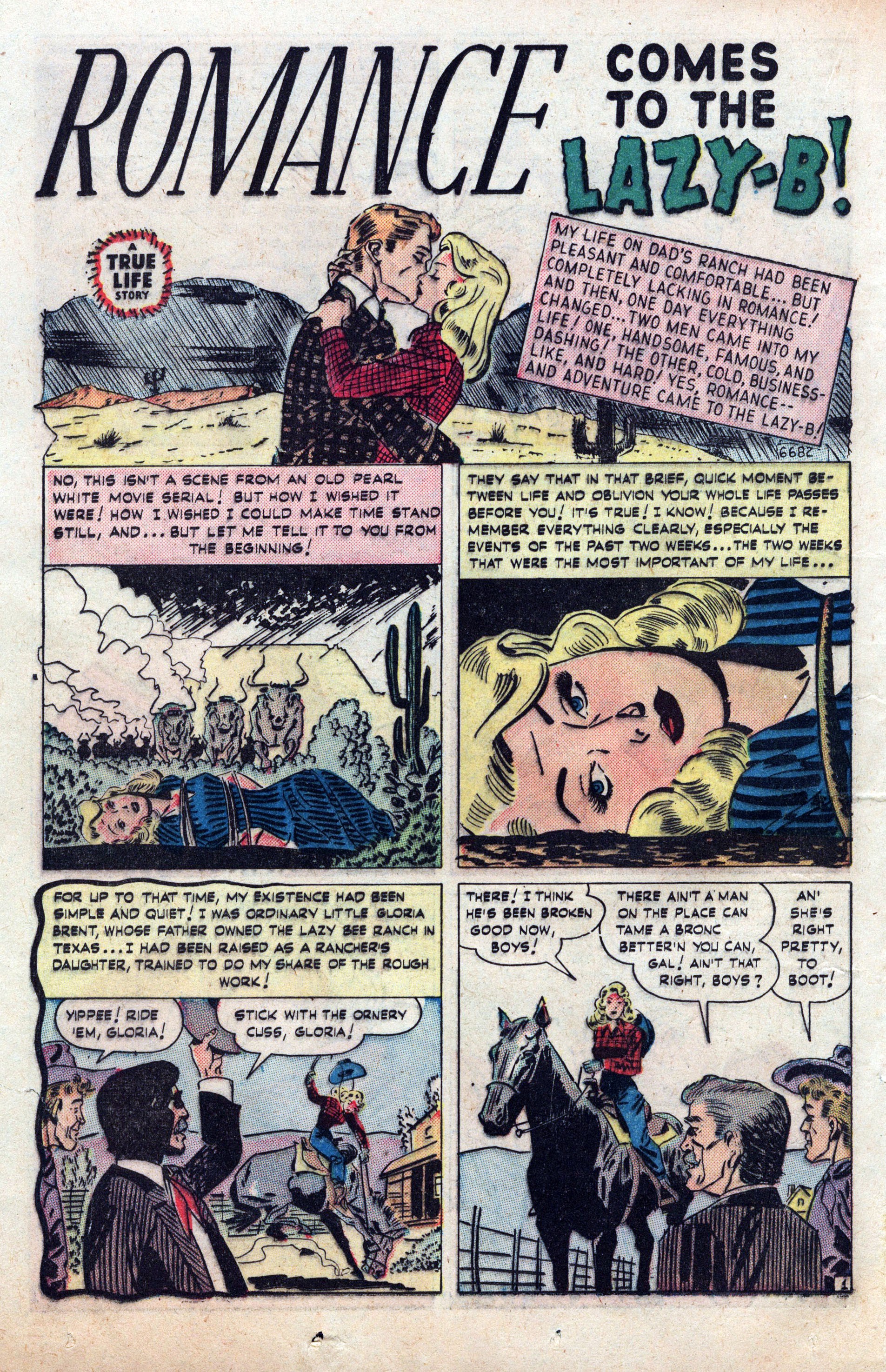 Read online Cowboy Romances comic -  Issue #2 - 32