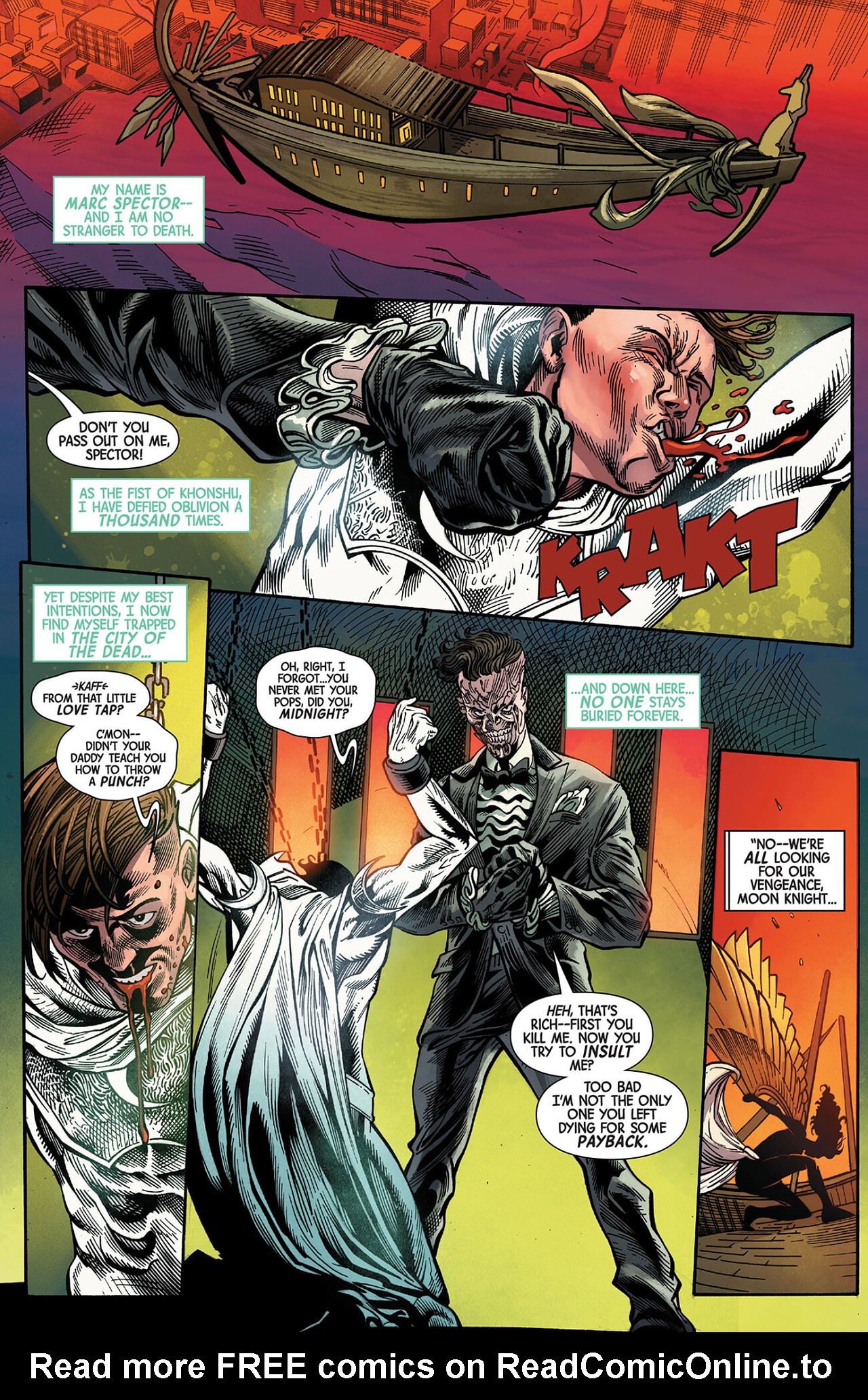 Read online Moon Knight: City of the Dead comic -  Issue #3 - 3
