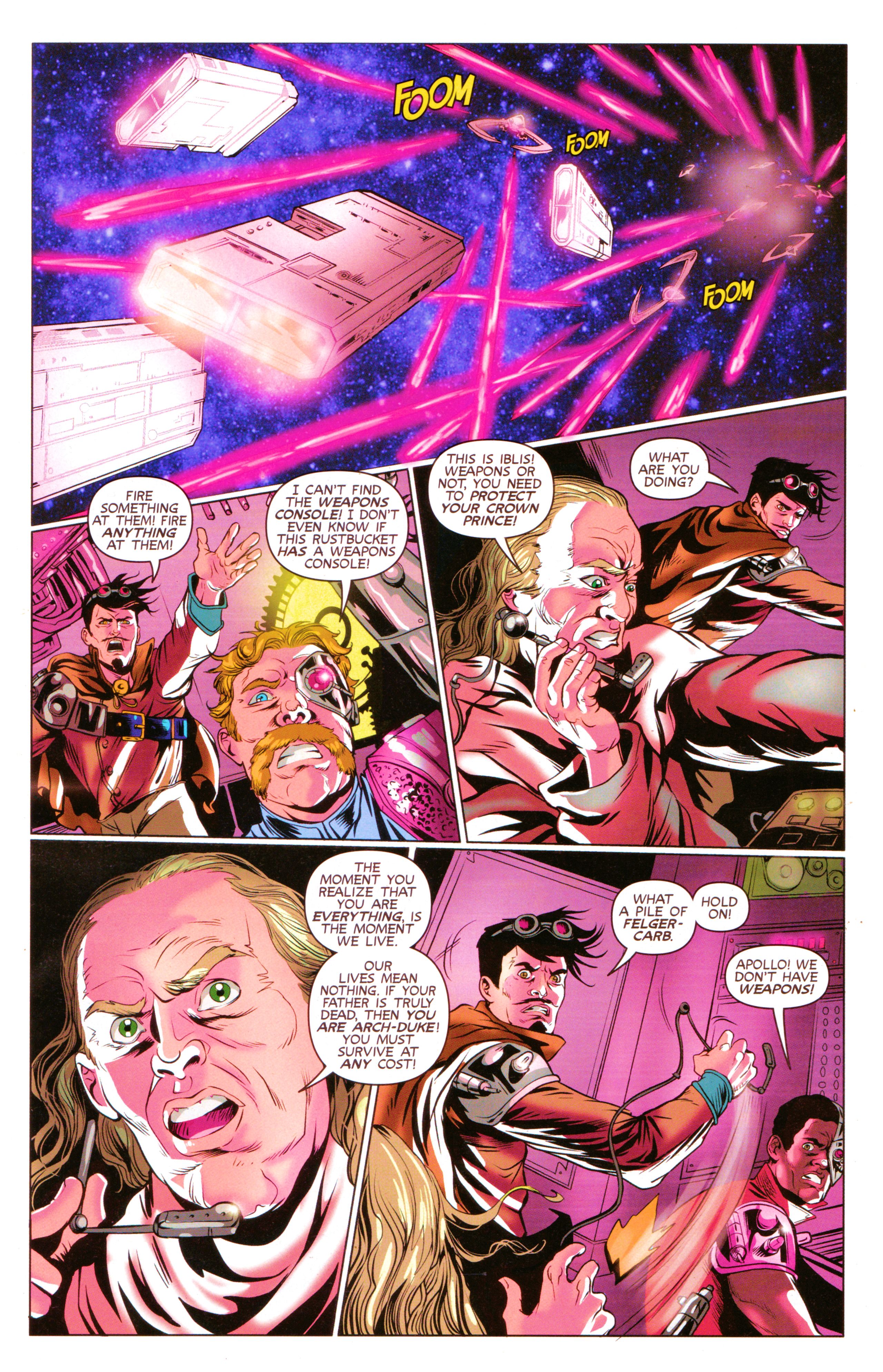 Read online Steampunk Battlestar Galactica 1880 comic -  Issue #3 - 15