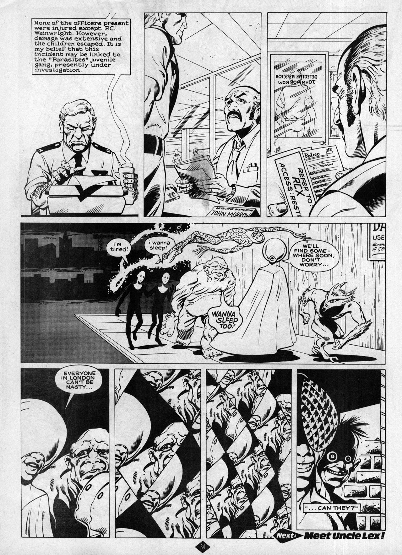Read online Captain Britain (1985) comic -  Issue #12 - 34