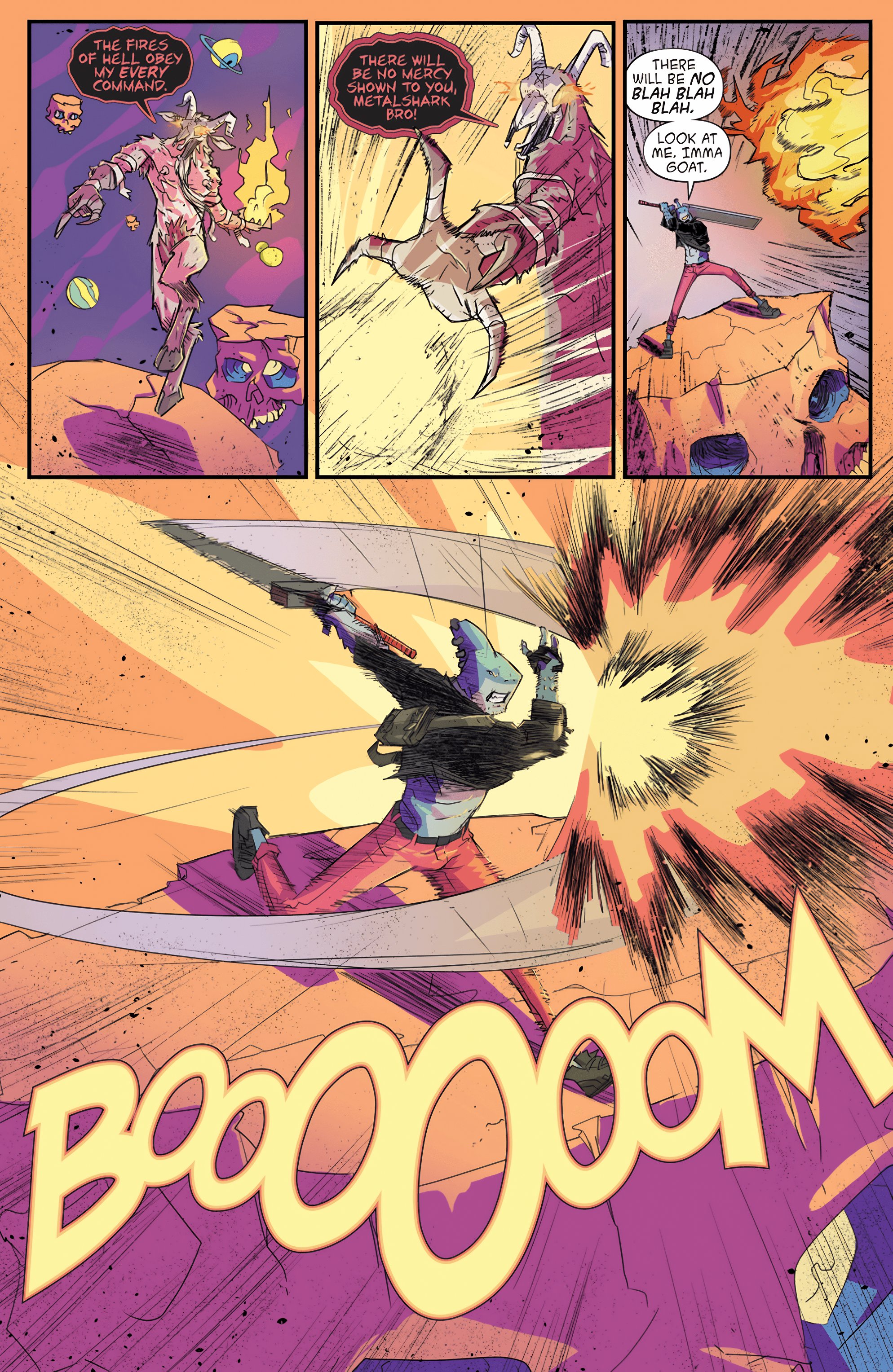 Read online Metalshark Bro: What the Fin? comic -  Issue # TPB - 23