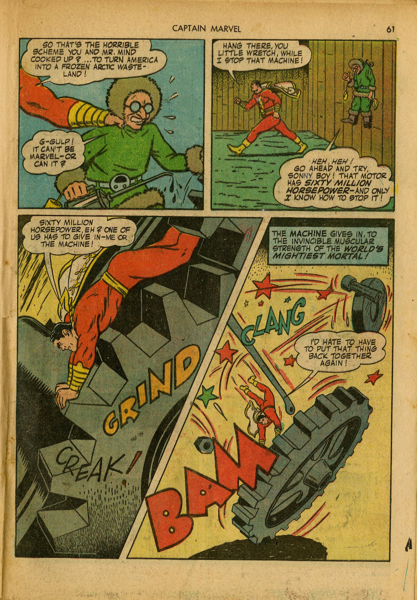 Read online Captain Marvel Adventures comic -  Issue #25 - 61