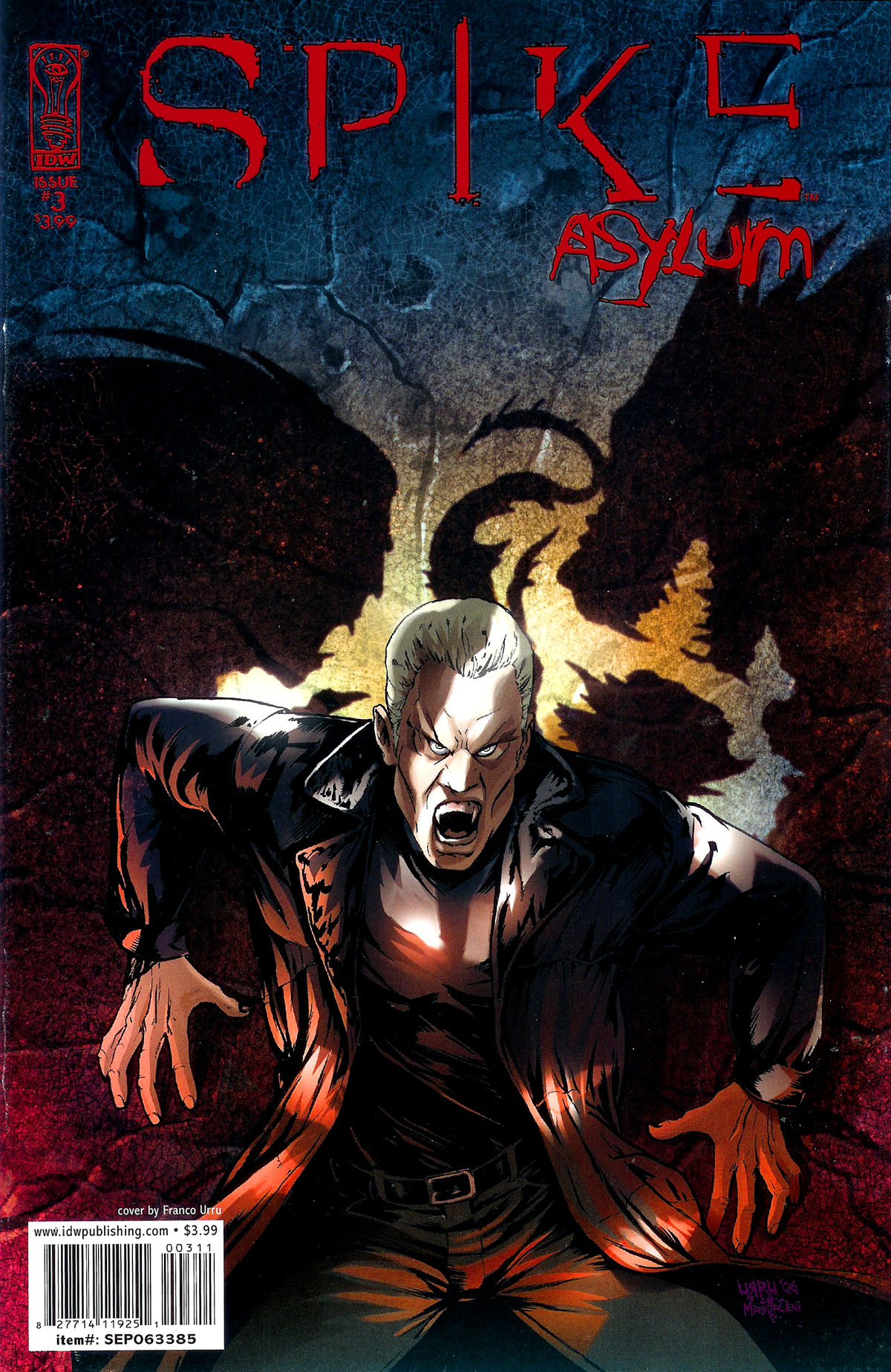 Read online Spike: Asylum comic -  Issue #3 - 1