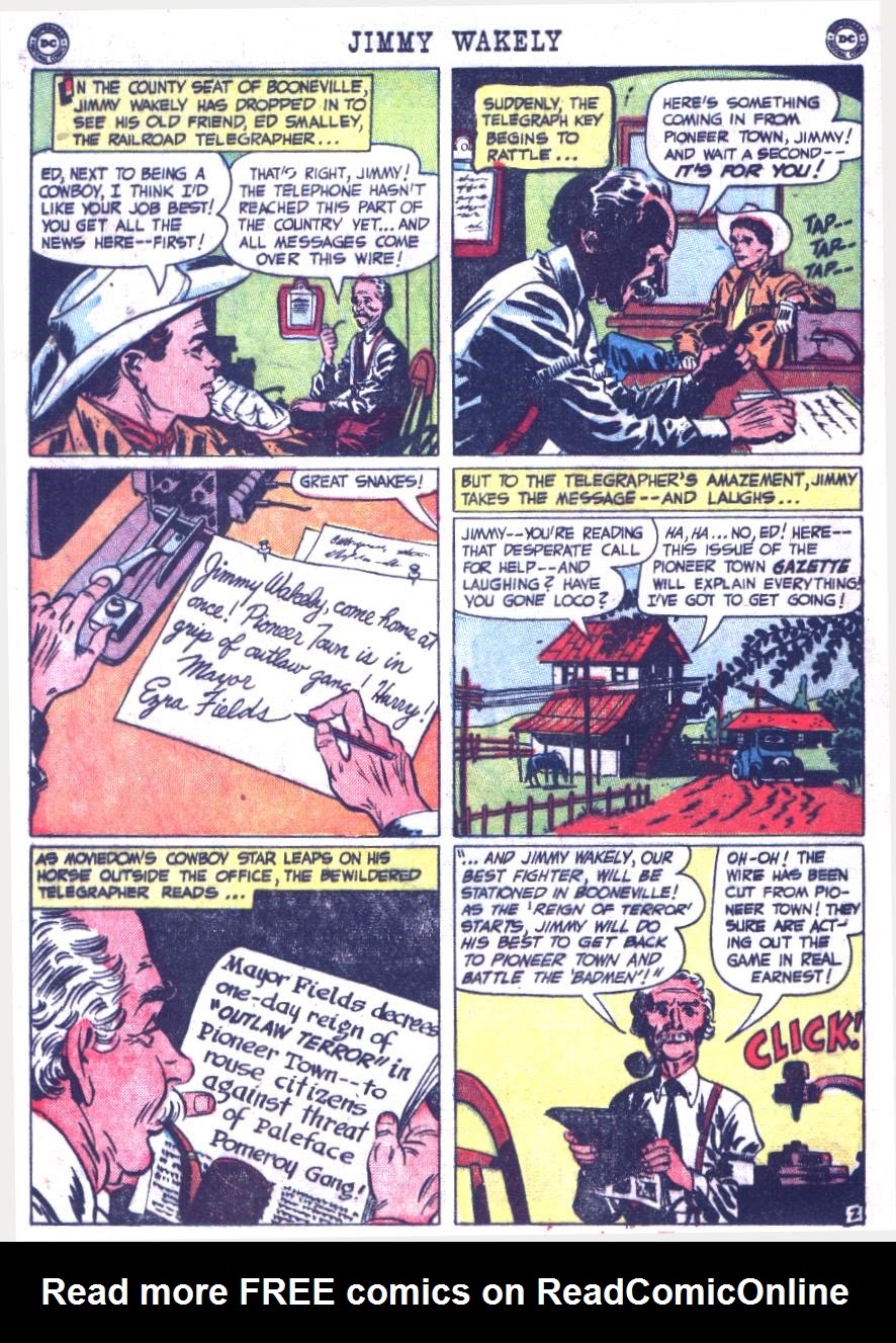 Read online Jimmy Wakely comic -  Issue #9 - 16