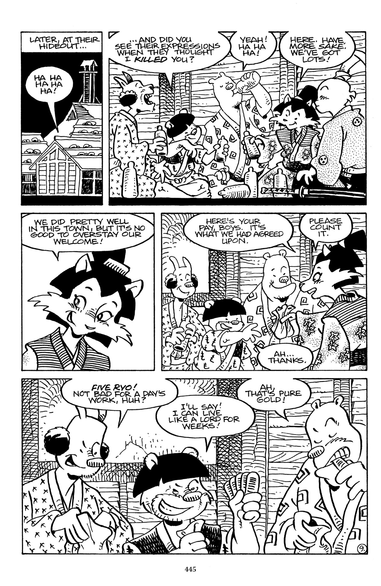 Read online The Usagi Yojimbo Saga comic -  Issue # TPB 7 - 437
