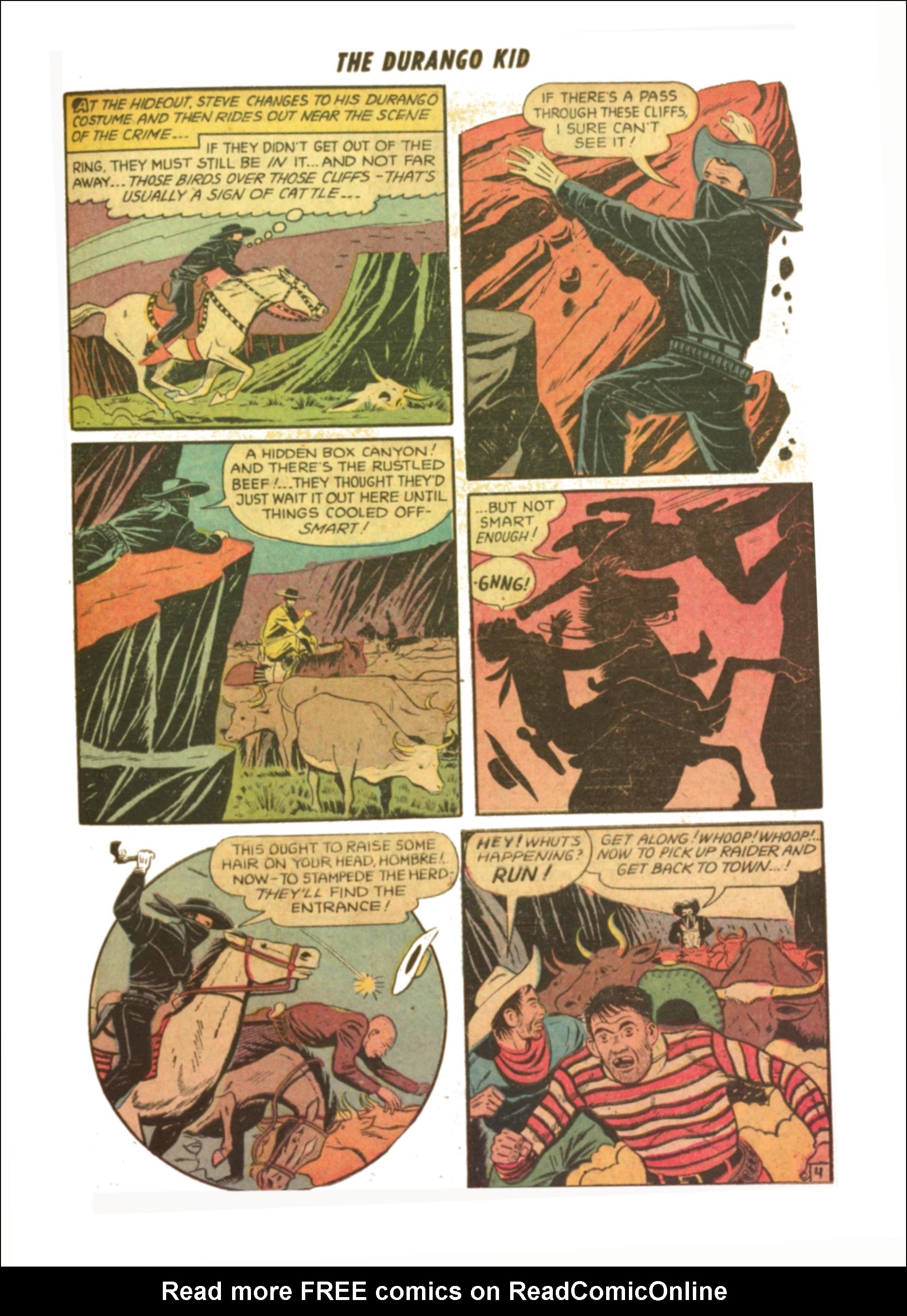 Read online Charles Starrett as The Durango Kid comic -  Issue #21 - 21