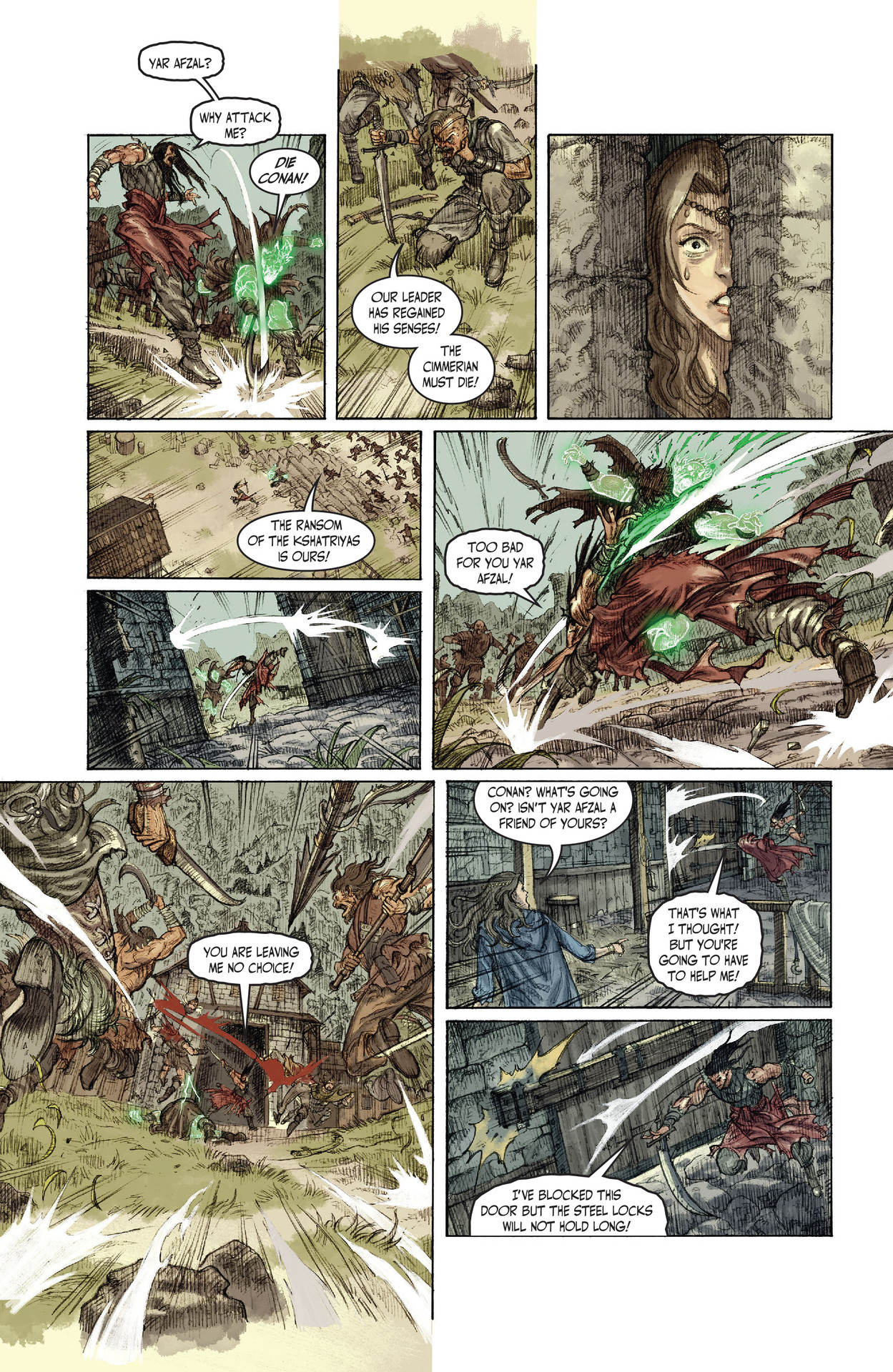 Read online The Cimmerian comic -  Issue # TPB 2 (Part 1) - 34