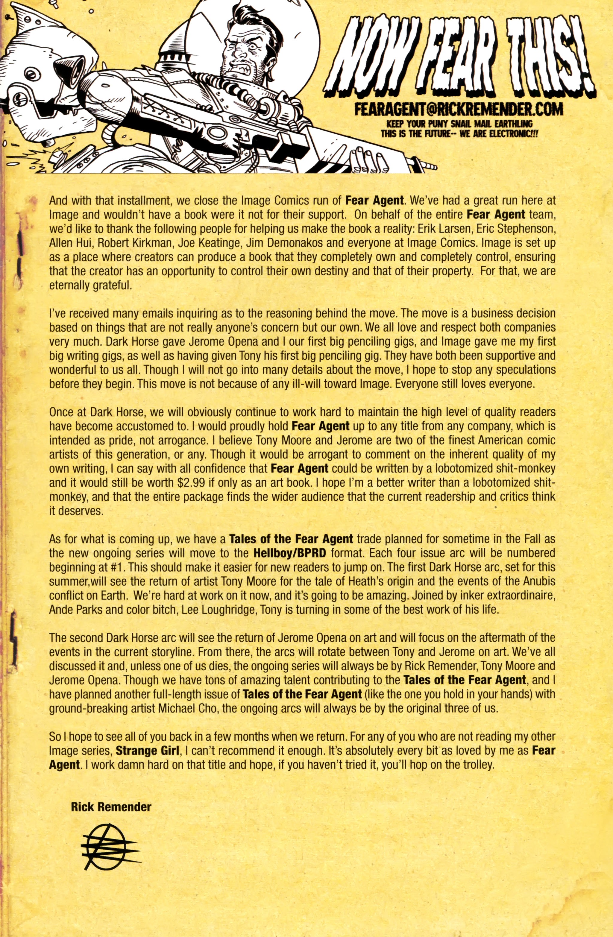 Read online Fear Agent comic -  Issue #11 - 25