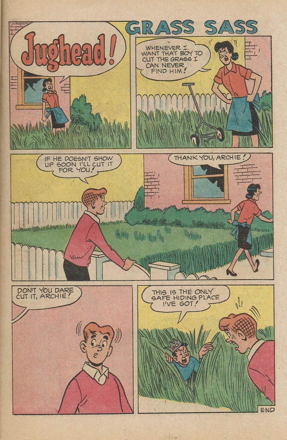 Read online Jughead's Jokes comic -  Issue #31 - 34