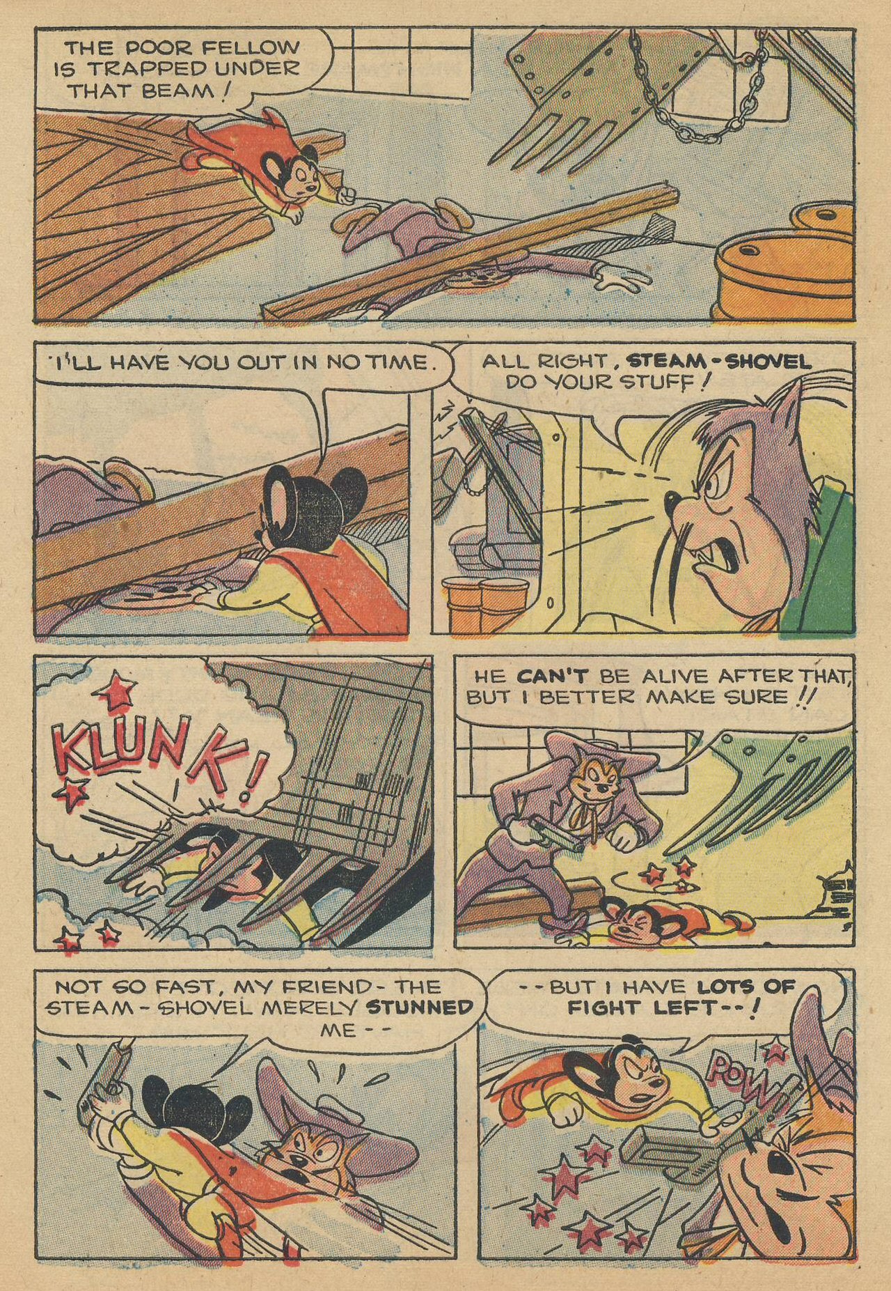 Read online Paul Terry's Mighty Mouse Comics comic -  Issue #45 - 46