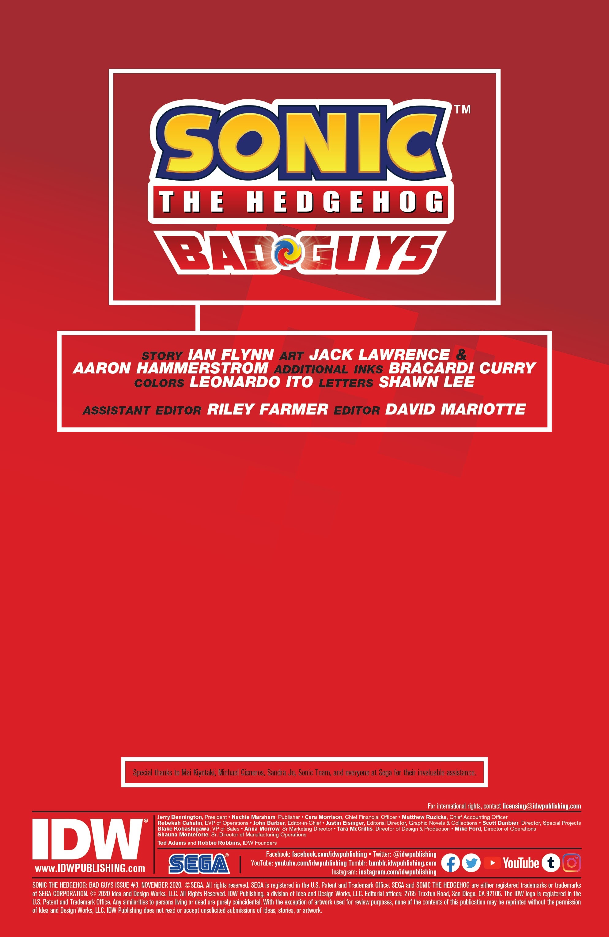 Read online Sonic the Hedgehog: Bad Guys comic -  Issue #3 - 2