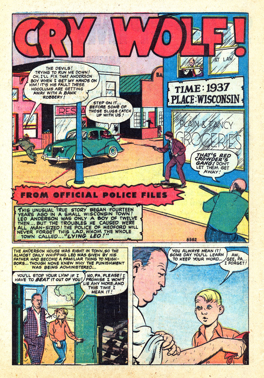 Read online Crime Cases Comics (1951) comic -  Issue #7 - 20