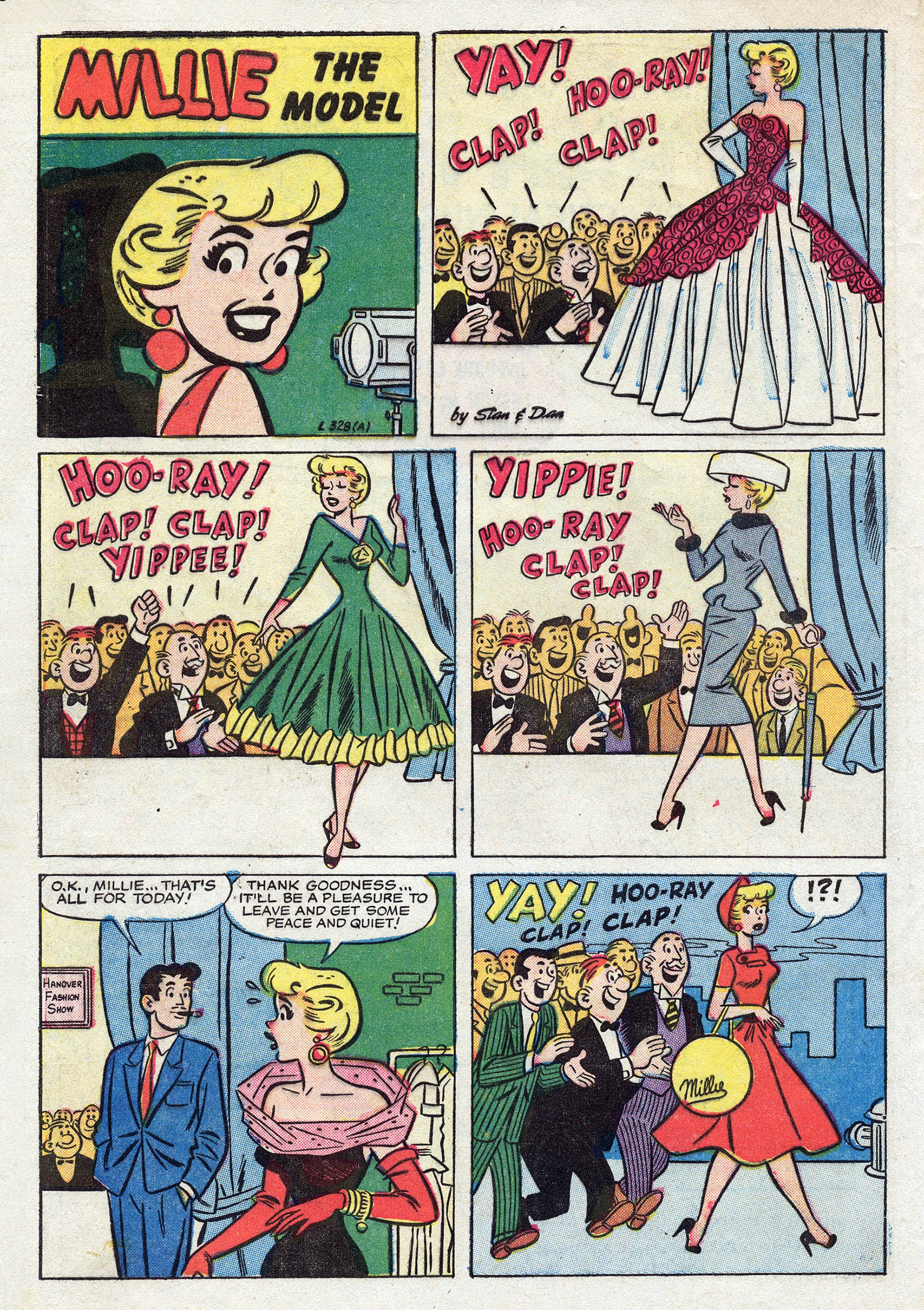Read online Showgirls (1957) comic -  Issue #4 - 8