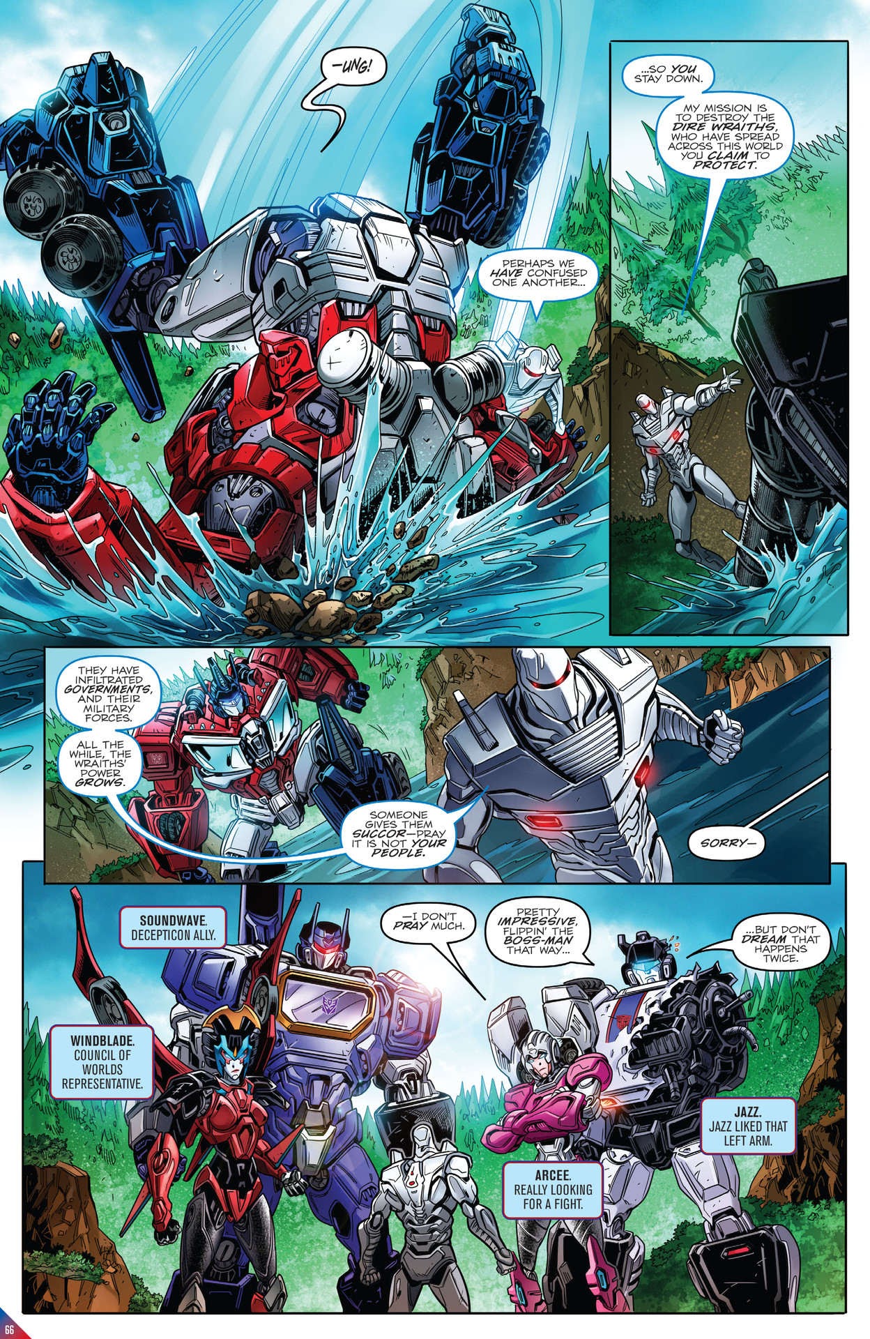 Read online Transformers: The IDW Collection Phase Three comic -  Issue # TPB 1 (Part 1) - 66