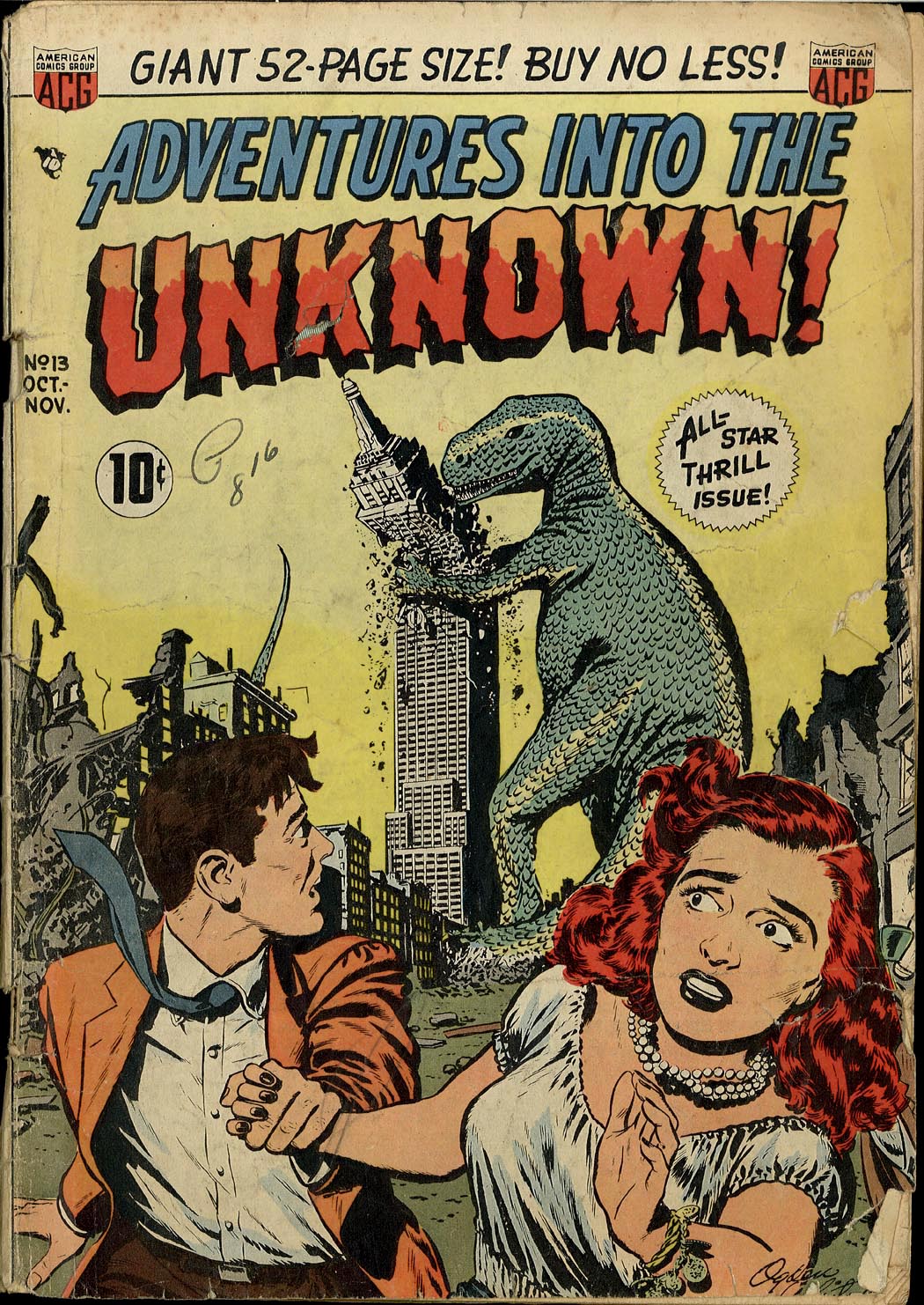 Read online Adventures Into The Unknown comic -  Issue #13 - 1