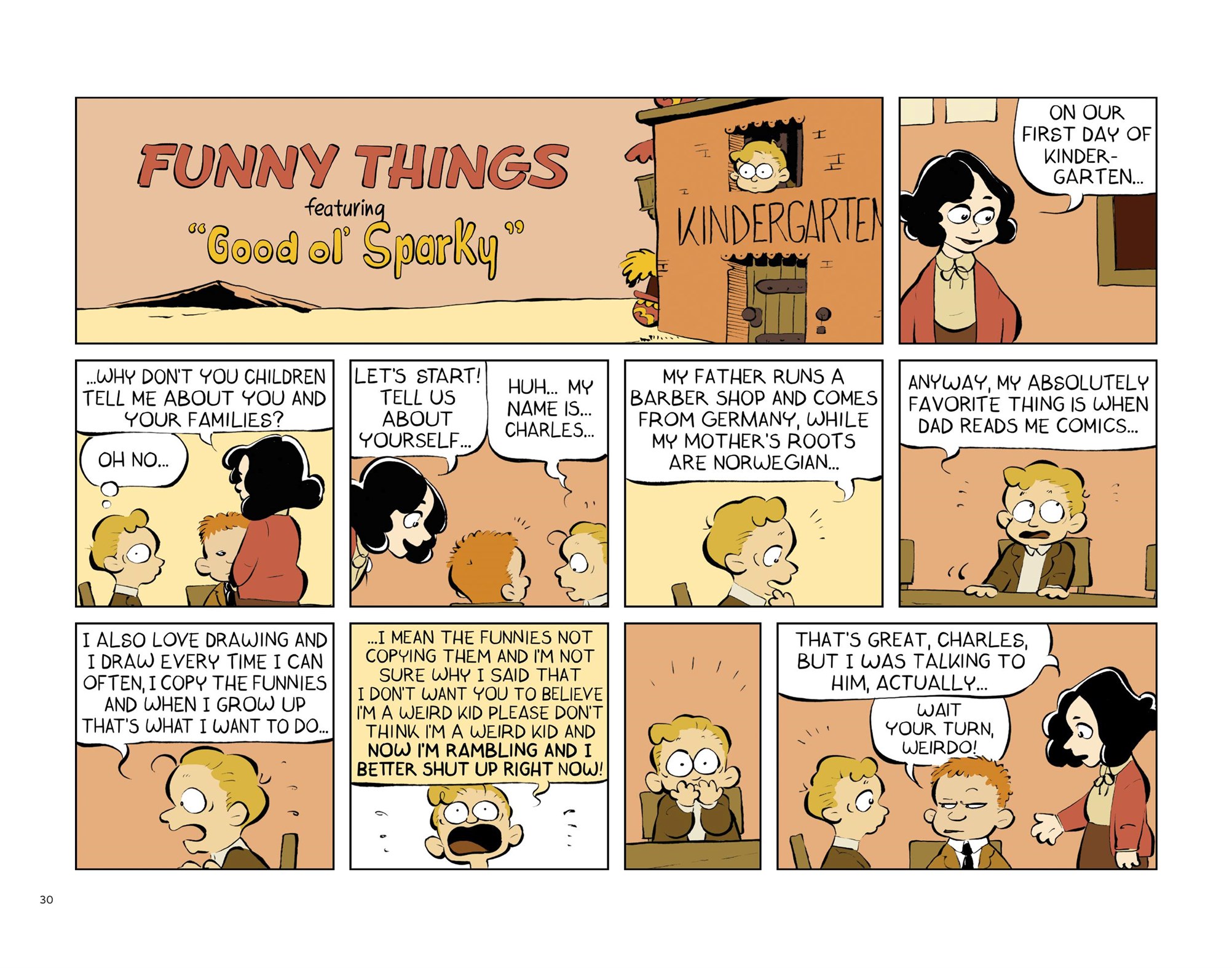 Read online Funny Things: A Comic Strip Biography of Charles M. Schulz comic -  Issue # TPB (Part 1) - 33