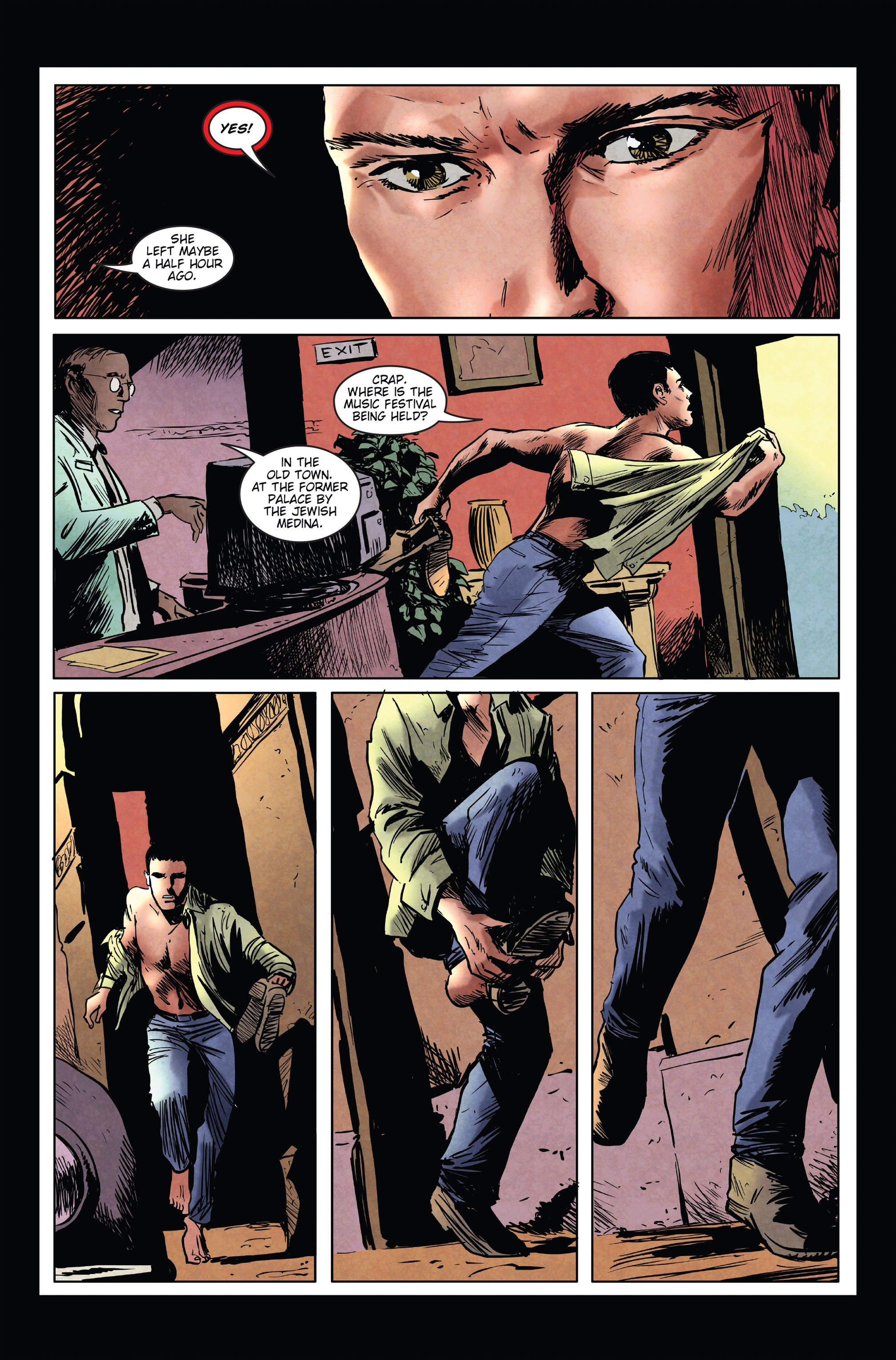 Read online Left On Mission comic -  Issue #5 - 10