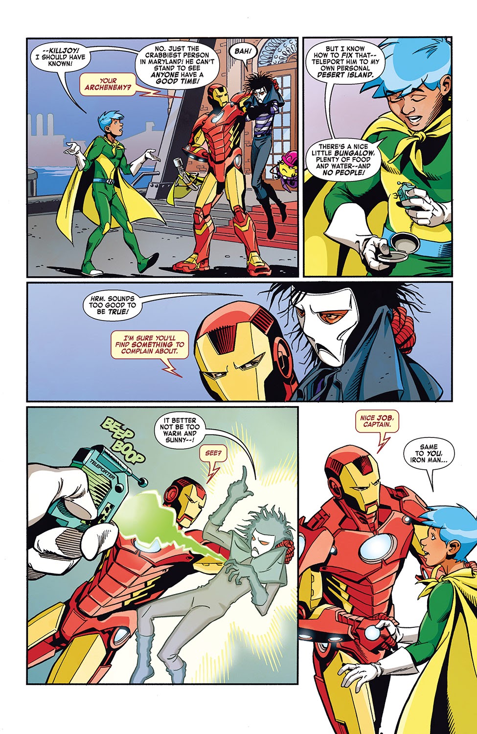Read online Iron Man Featuring Captain Mercaptan comic -  Issue # Full - 9