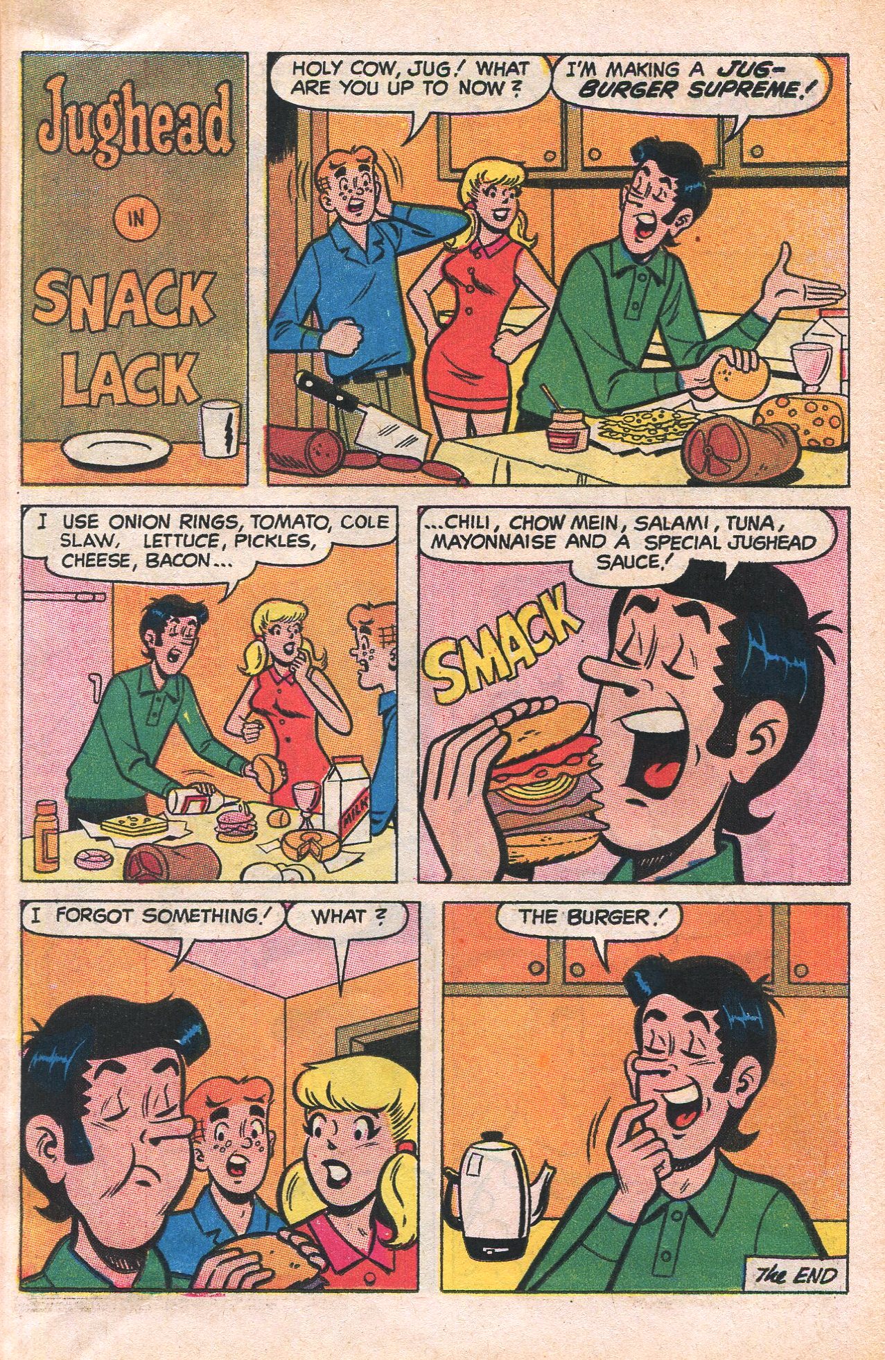 Read online Jughead's Jokes comic -  Issue #13 - 13