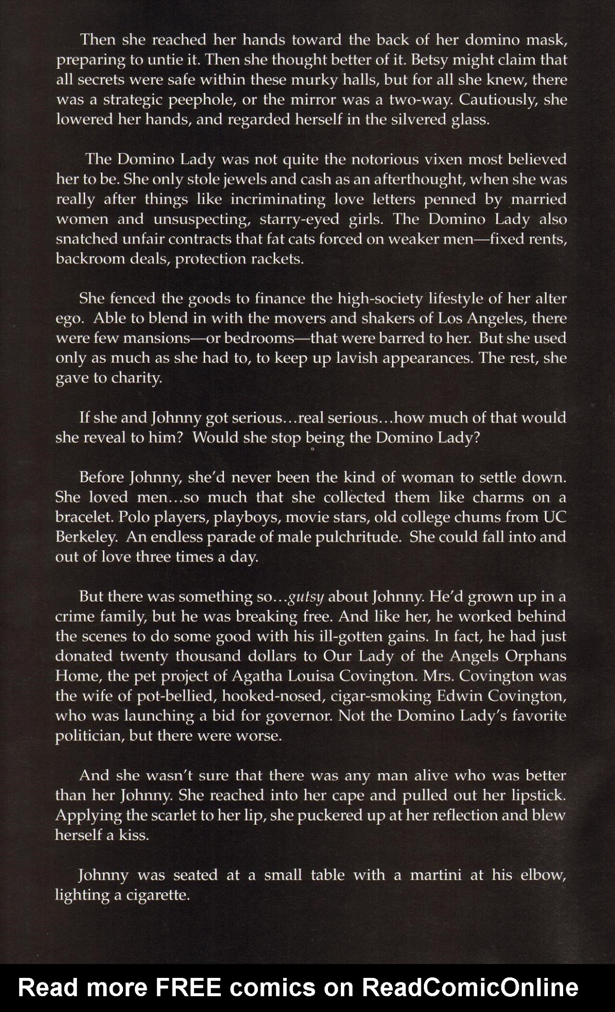 Read online Domino Lady Noir comic -  Issue # Full - 6