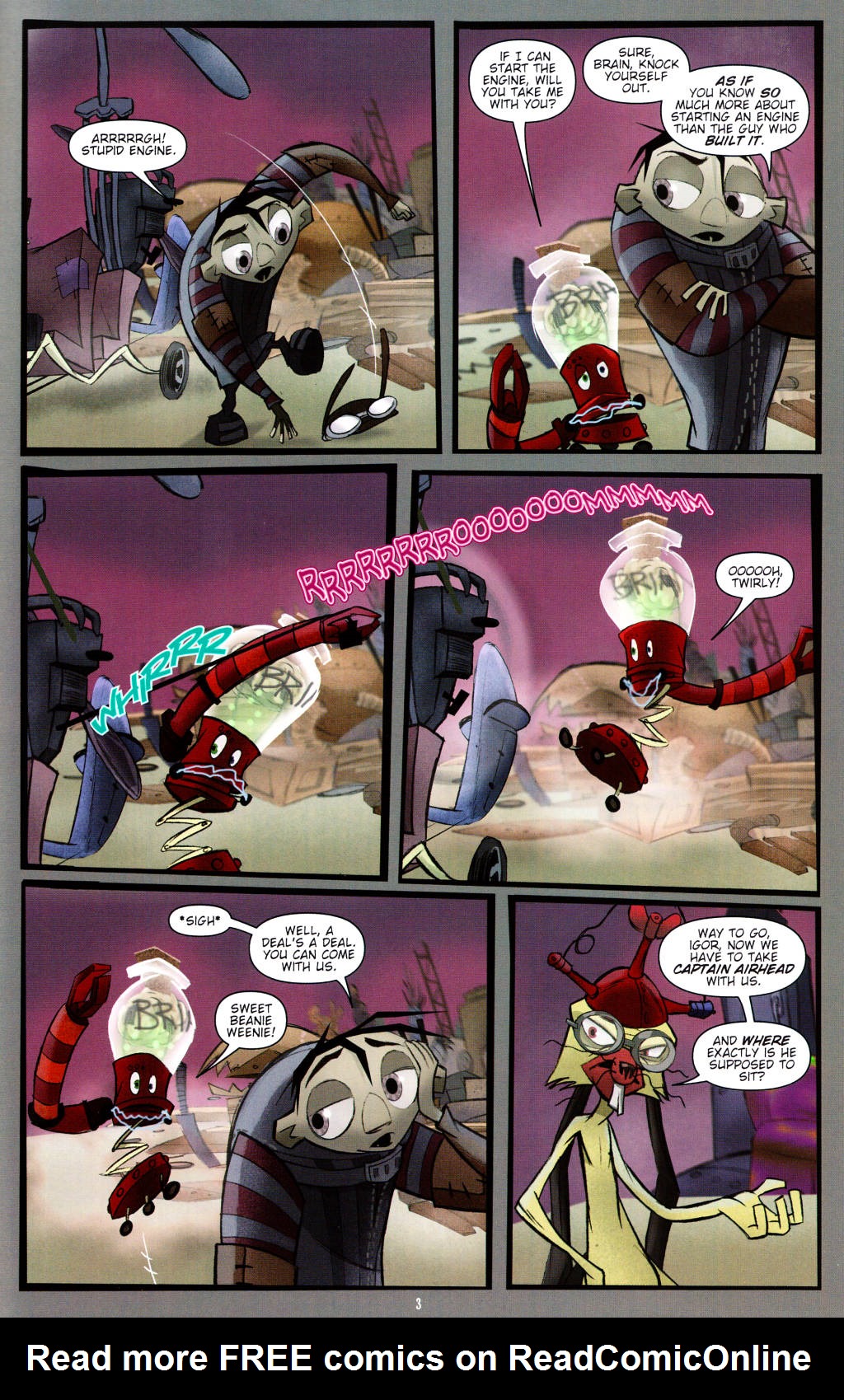 Read online Igor Movie Prequel comic -  Issue #4 - 5